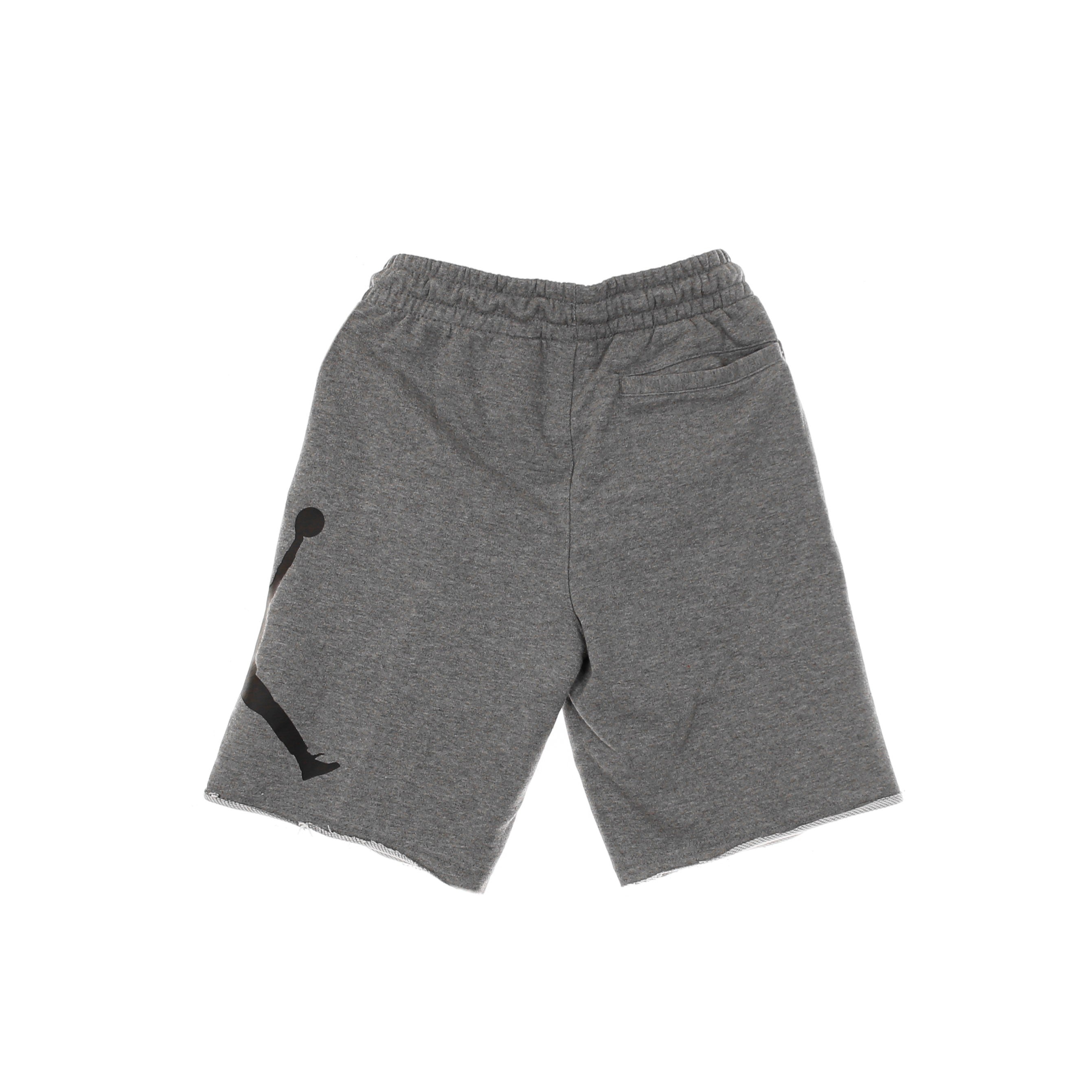 Short Tracksuit Pants for Boys Jumpman Air French Terry Short Gray Heather