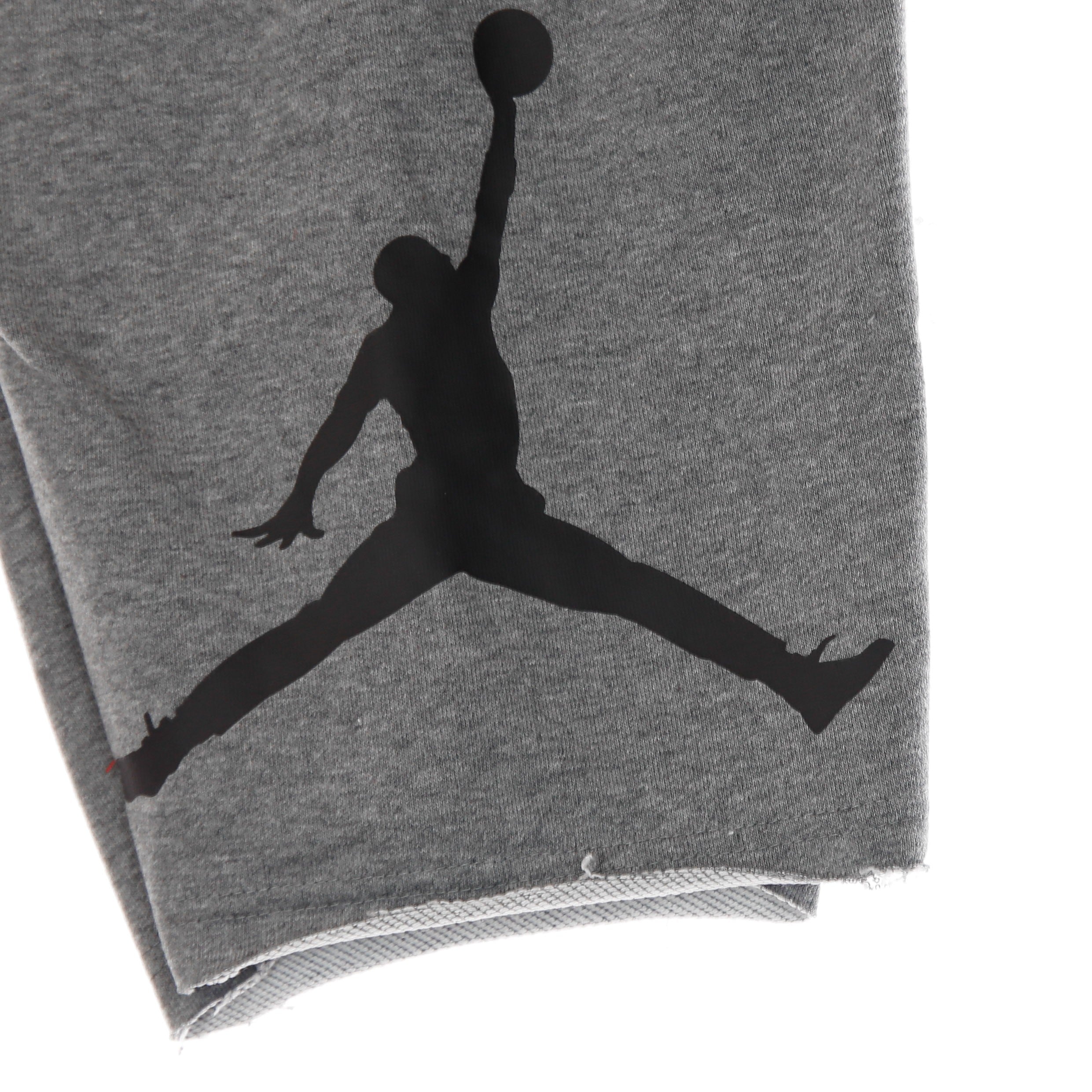 Short Tracksuit Pants for Boys Jumpman Air French Terry Short Gray Heather