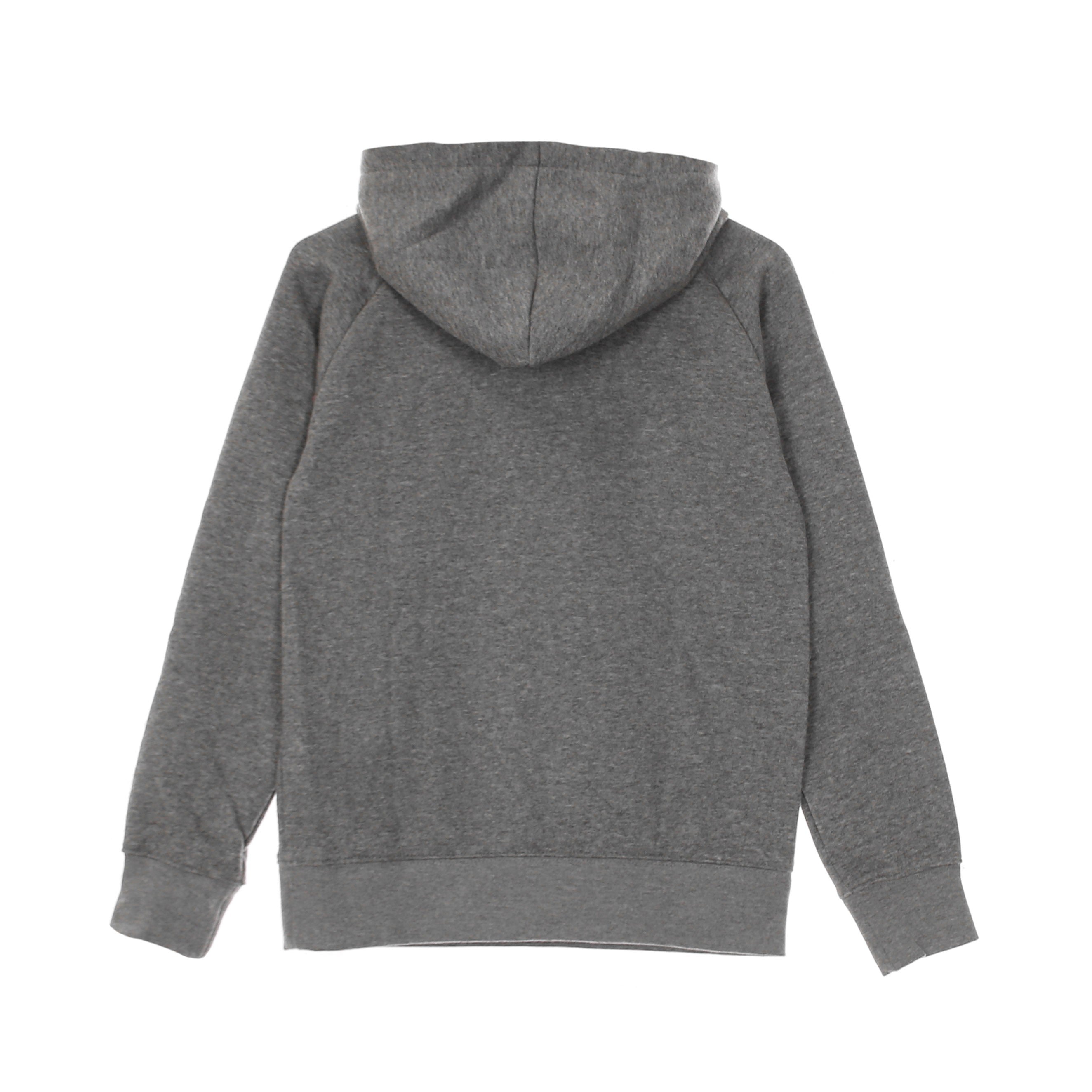 Jungen-Kapuzenpullover mit Jumpman-Logo in Grau meliert