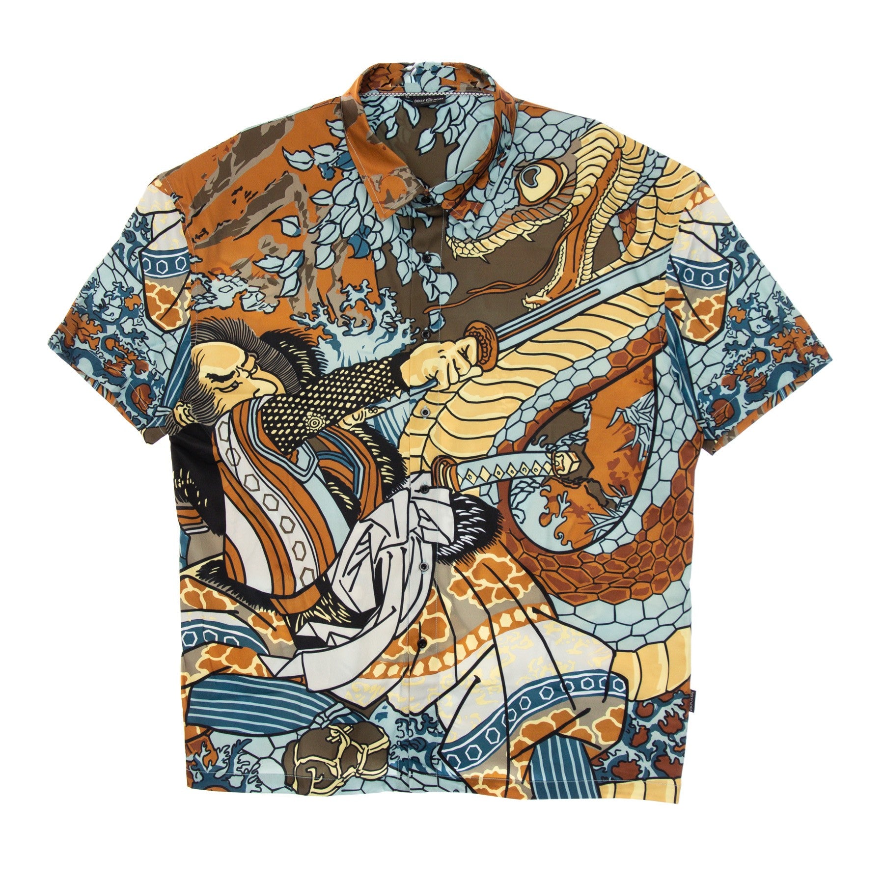 Camicia Manica Corta Uomo Kuniyoshi Shirt Multi