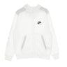 Nike, Felpa Cappuccio Zip Uomo Sportswear Air Hoodie, White/photon Dust/black