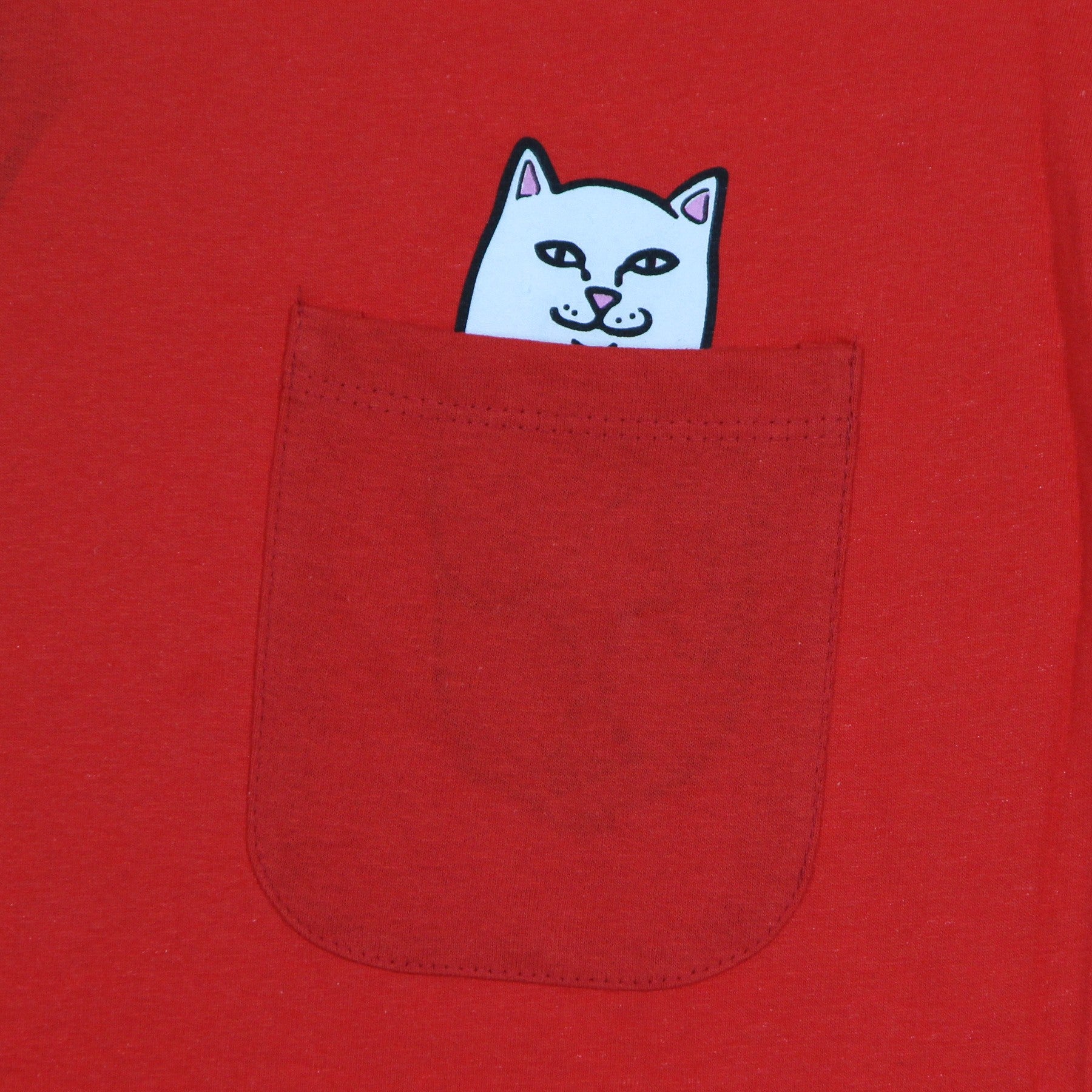 Lord Nermal Pocket Tee Rotes Herren-T-Shirt