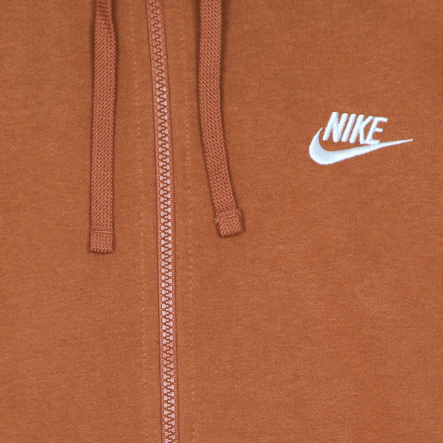 Nike, Felpa Leggera Cappuccio Zip Uomo Sportswear Club Hoodie Full Zip French Terry, 