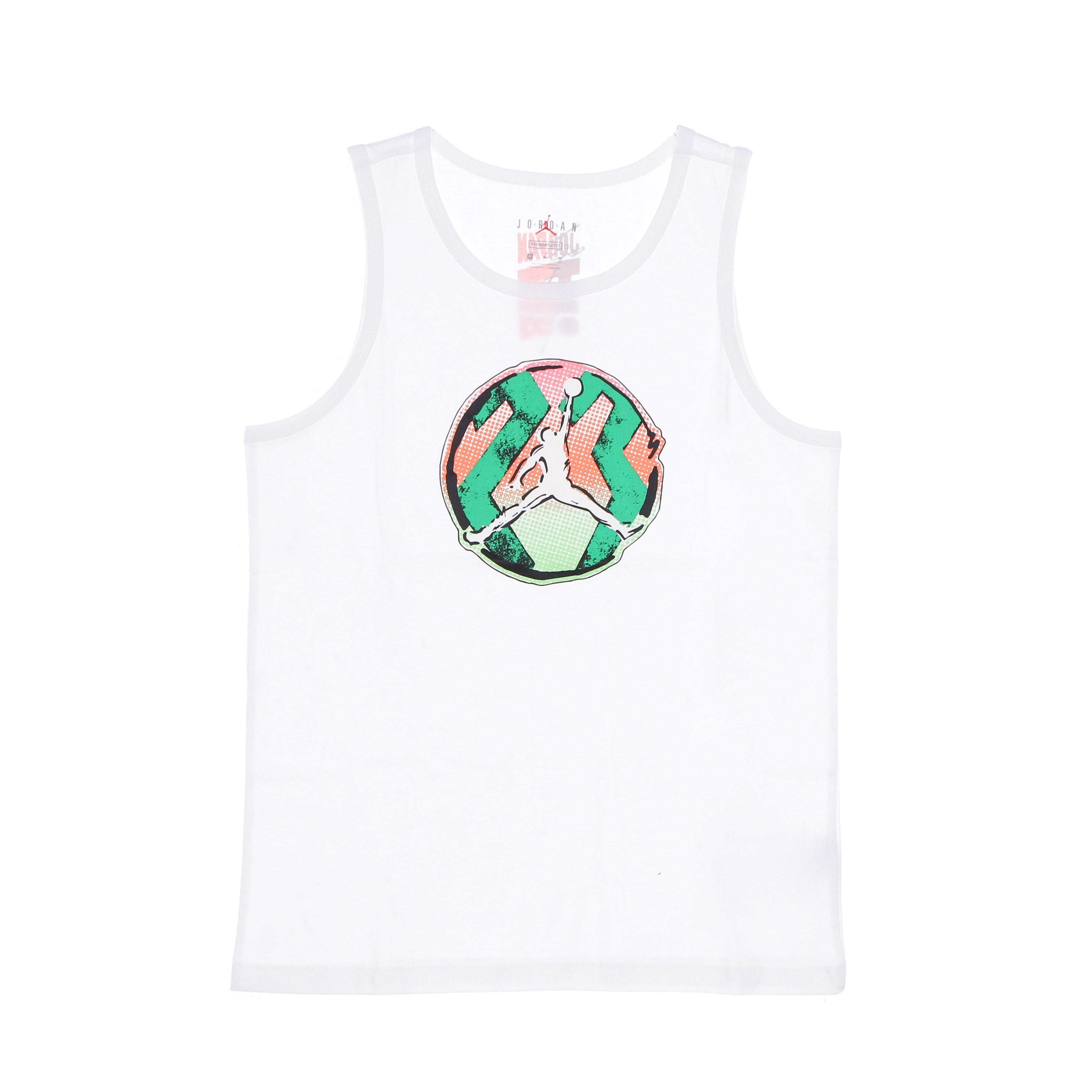 Canotta Uomo Sport Dna Hybrid Tank White