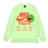 Nike, Maglietta Manica Lunga Uomo  Sportswear L/s Top World Tour, Lt Liquid Lime