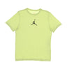 Jordan, Maglietta Uomo M Jumpman Dry Fit Ss Crew, Limelight/black