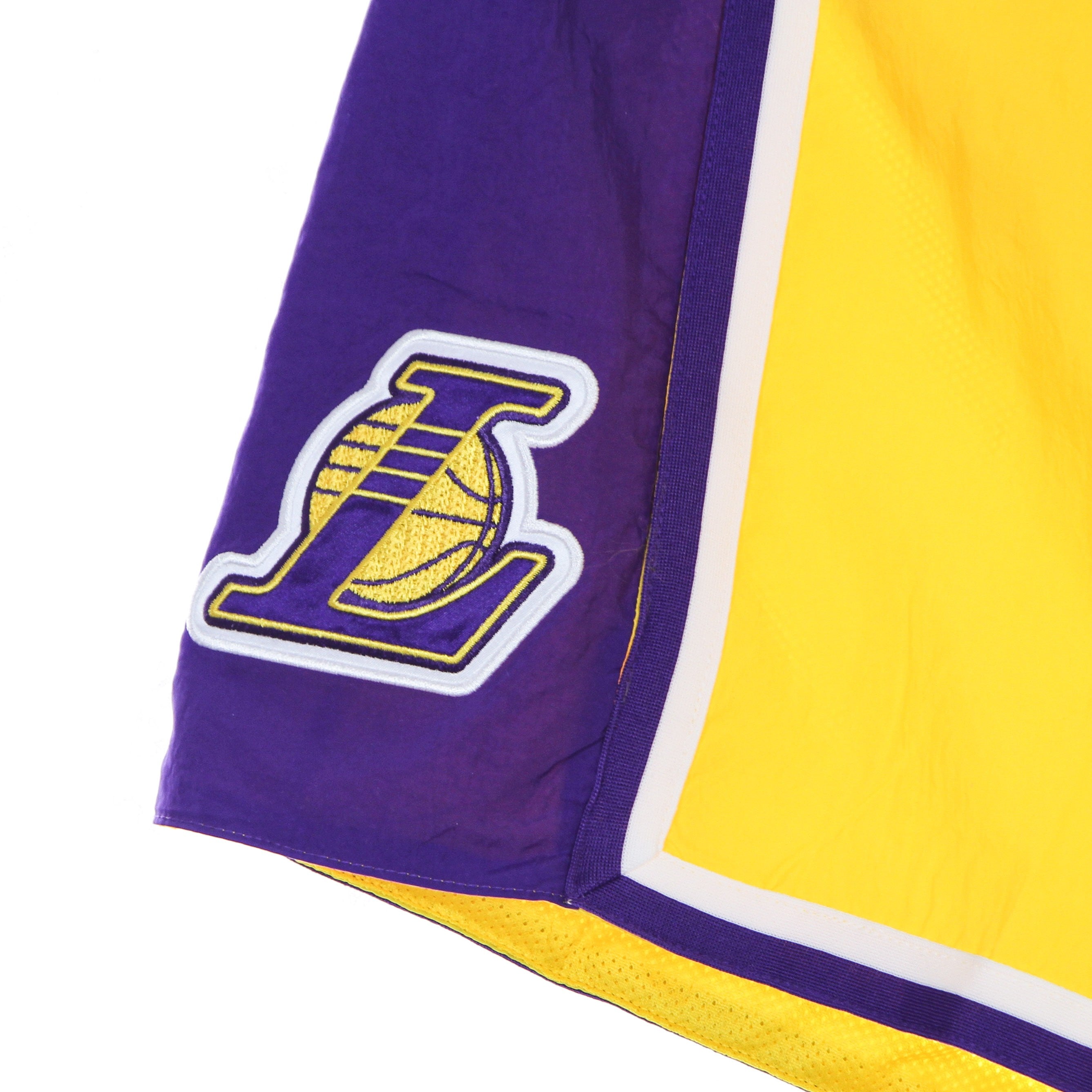 Costume Bermuda Uomo Nba Short Courtside Heritage Loslak Amarillo/field Purple/white