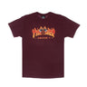 Thrasher, Maglietta Uomo Truck 1 Tee, Maroon