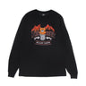 Thrasher, Maglietta Manica Lunga Uomo Alley Cats L/s Tee, Black