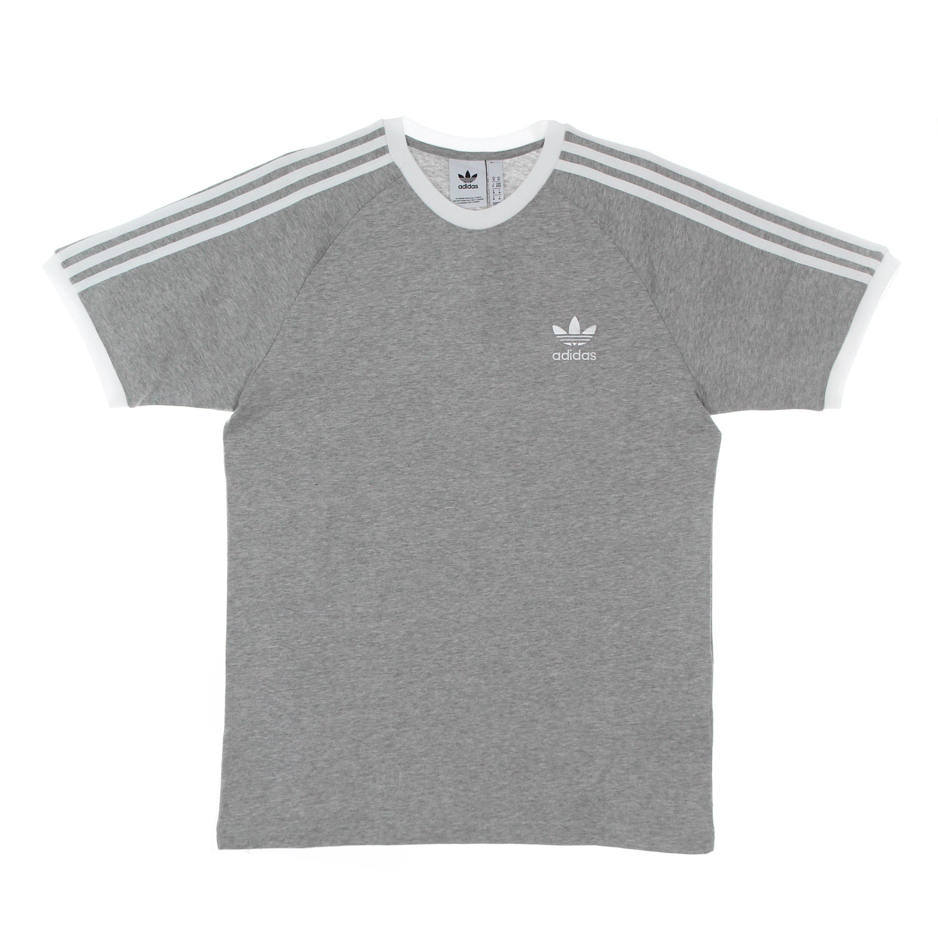 Adidas, Maglietta Uomo 3 Stripes Tee, Medium Grey Heather