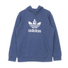 Adidas, Felpa Leggera Cappuccio Uomo Trefoil Hoodie, Crew Blue