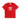 Adidas, Maglietta Uomo Trefoil T-shirt, Scarlet/white