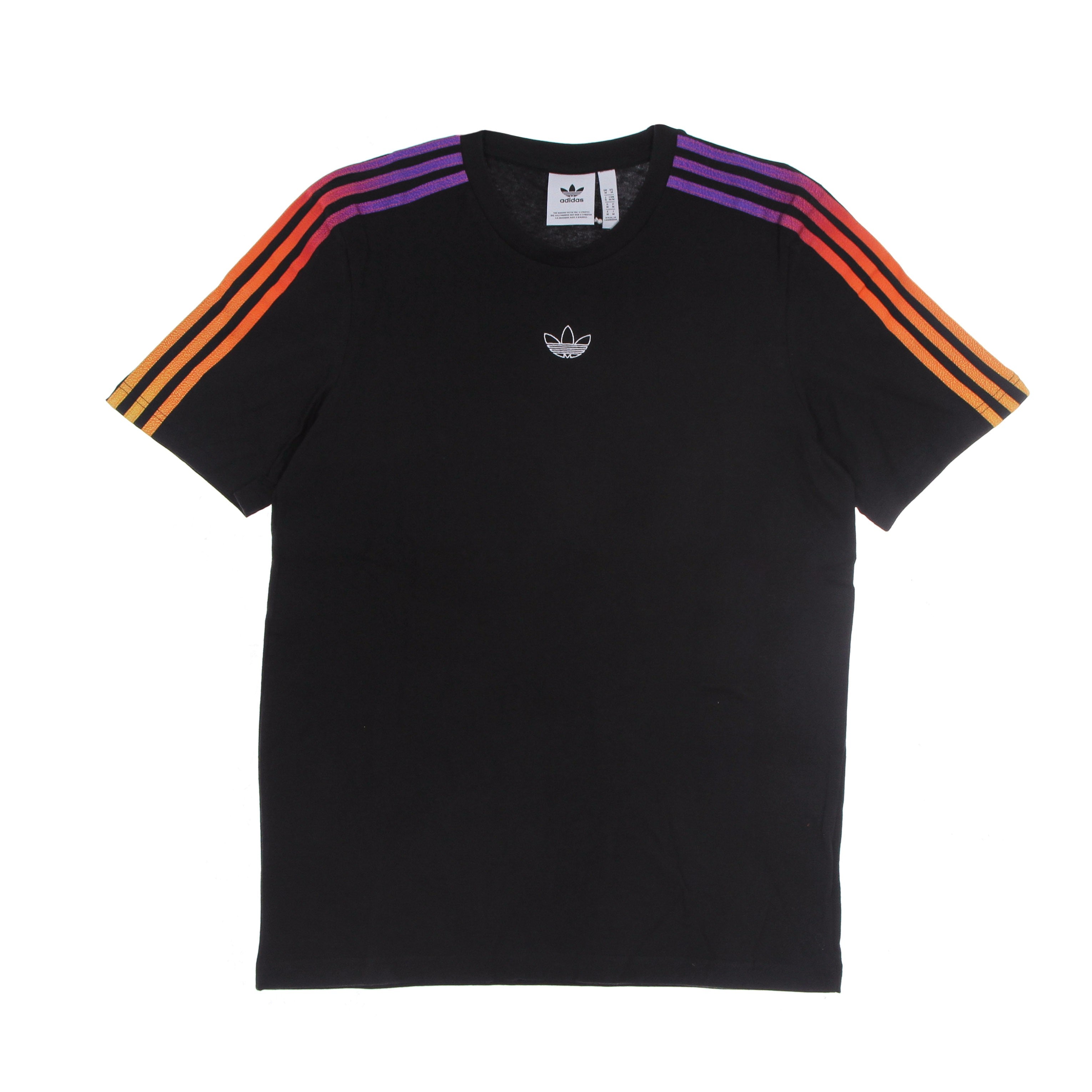 Men Sport Sport 3 Stripes Tee Black/Multi