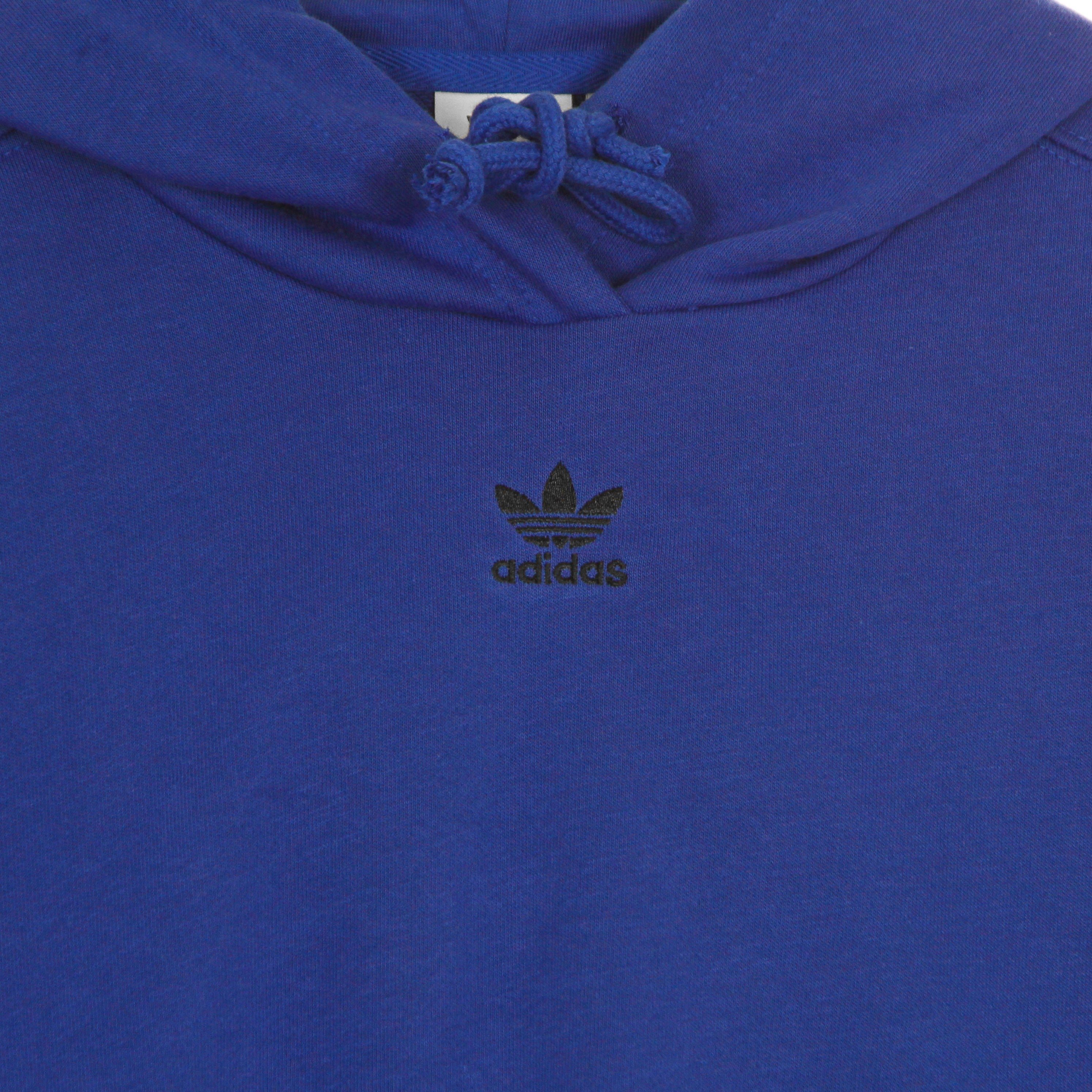 Adidas, Felpa Leggera Cappuccio Corta Donna Loungewear Essentials Hoodie, 