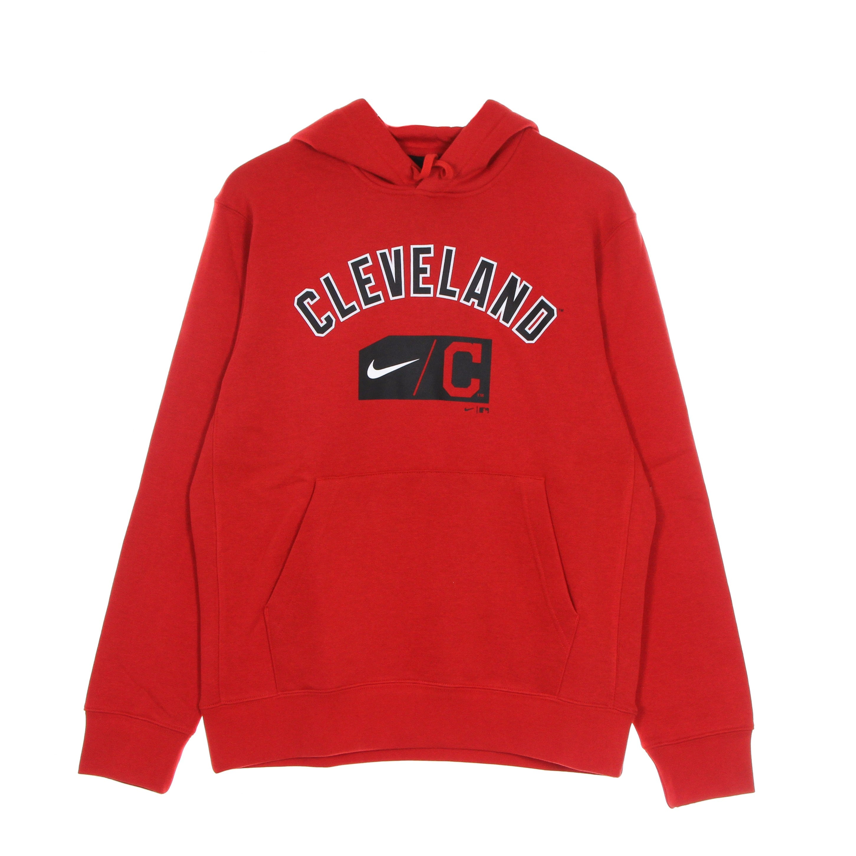 Men's Hoodie Mlb Team Lettering Club Pullover Hoodie Cleind Sport Red