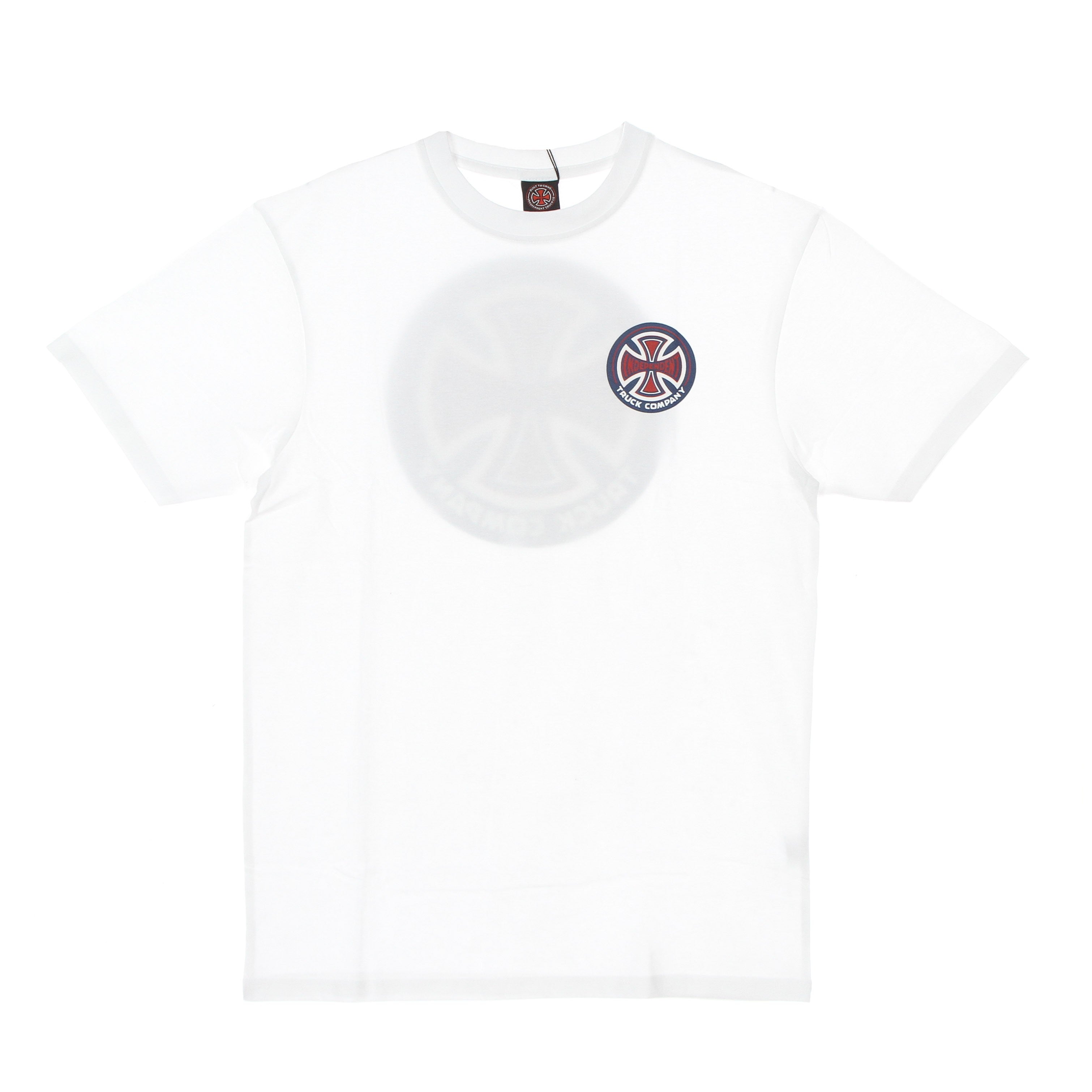 Independent, Maglietta Uomo 78 Cross Tee, White