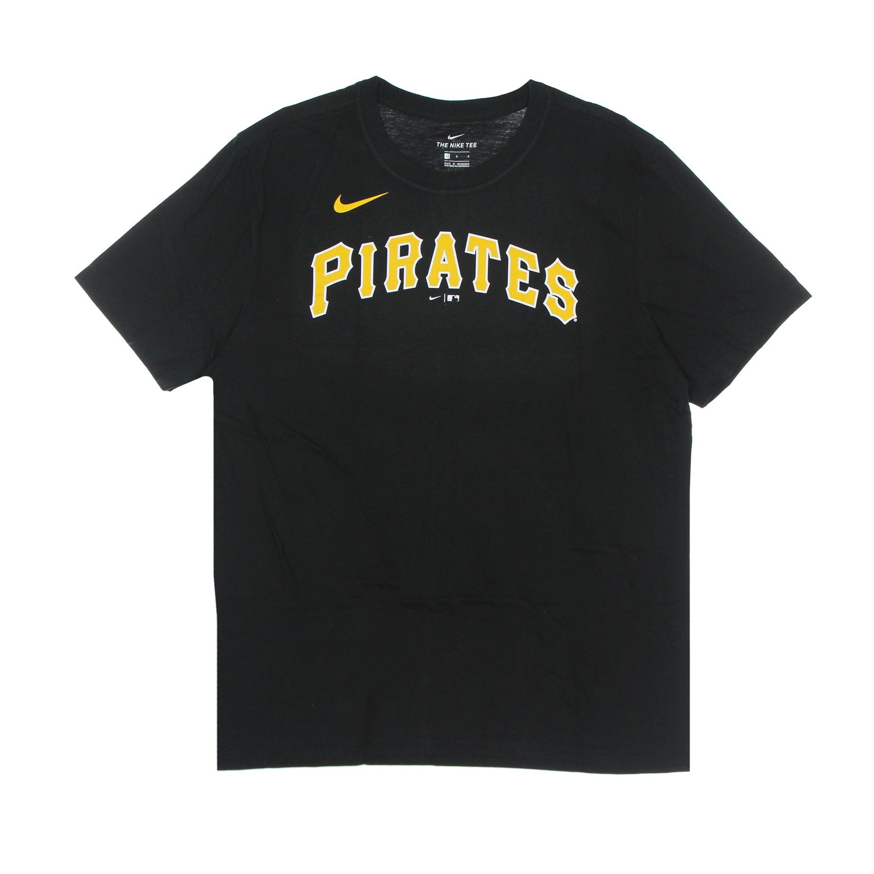 Nike Mlb, Maglietta Uomo Mlb Wordmark Tee Pitpir, Black