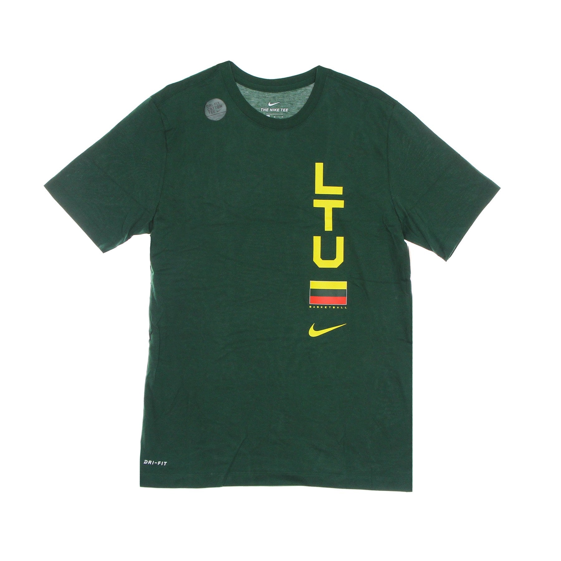 Maglietta Uomo Olympics Lithuania Nike Dri-fit Team Tee Gorge Green