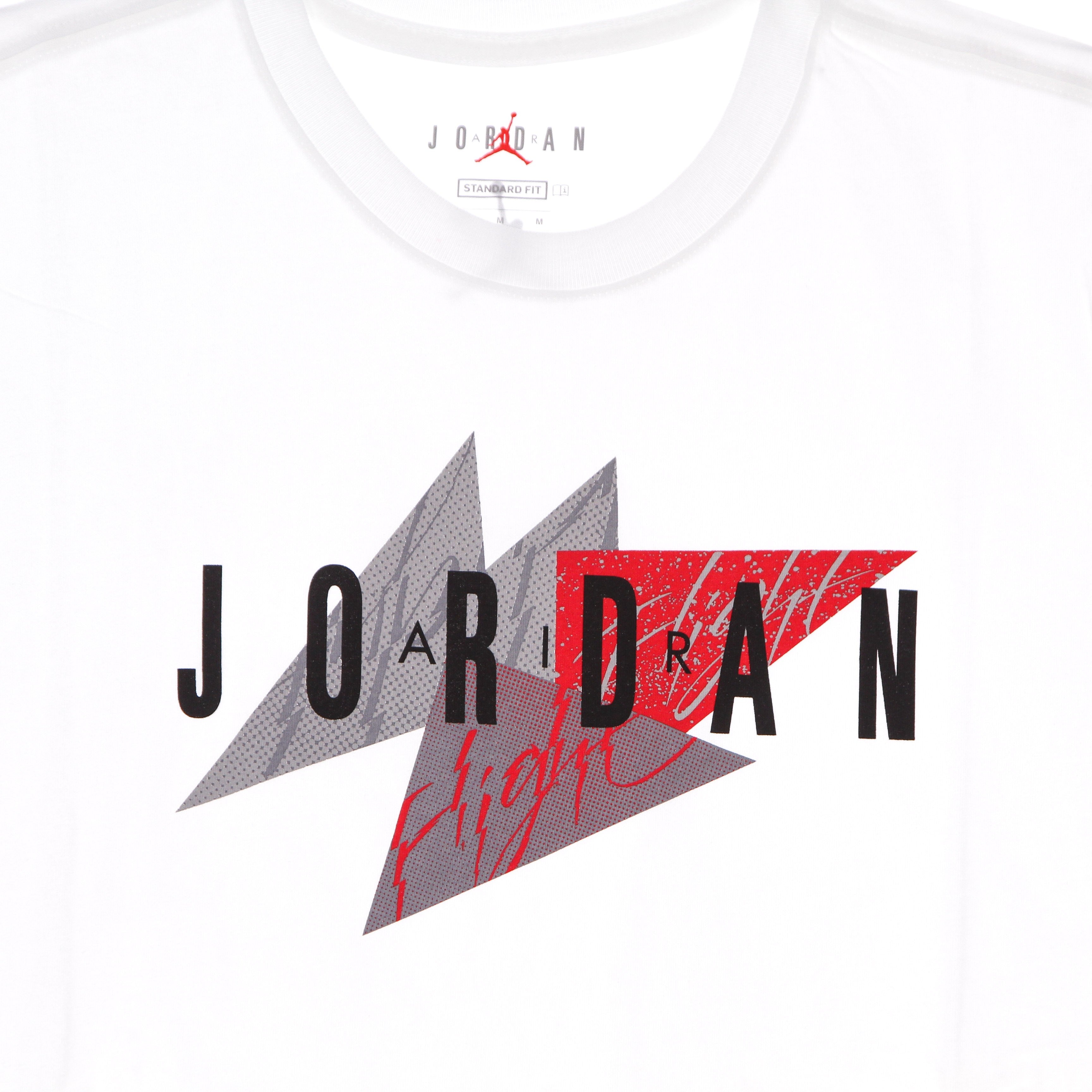 Jumpman Air Wordmark Crew Weißes Herren-T-Shirt