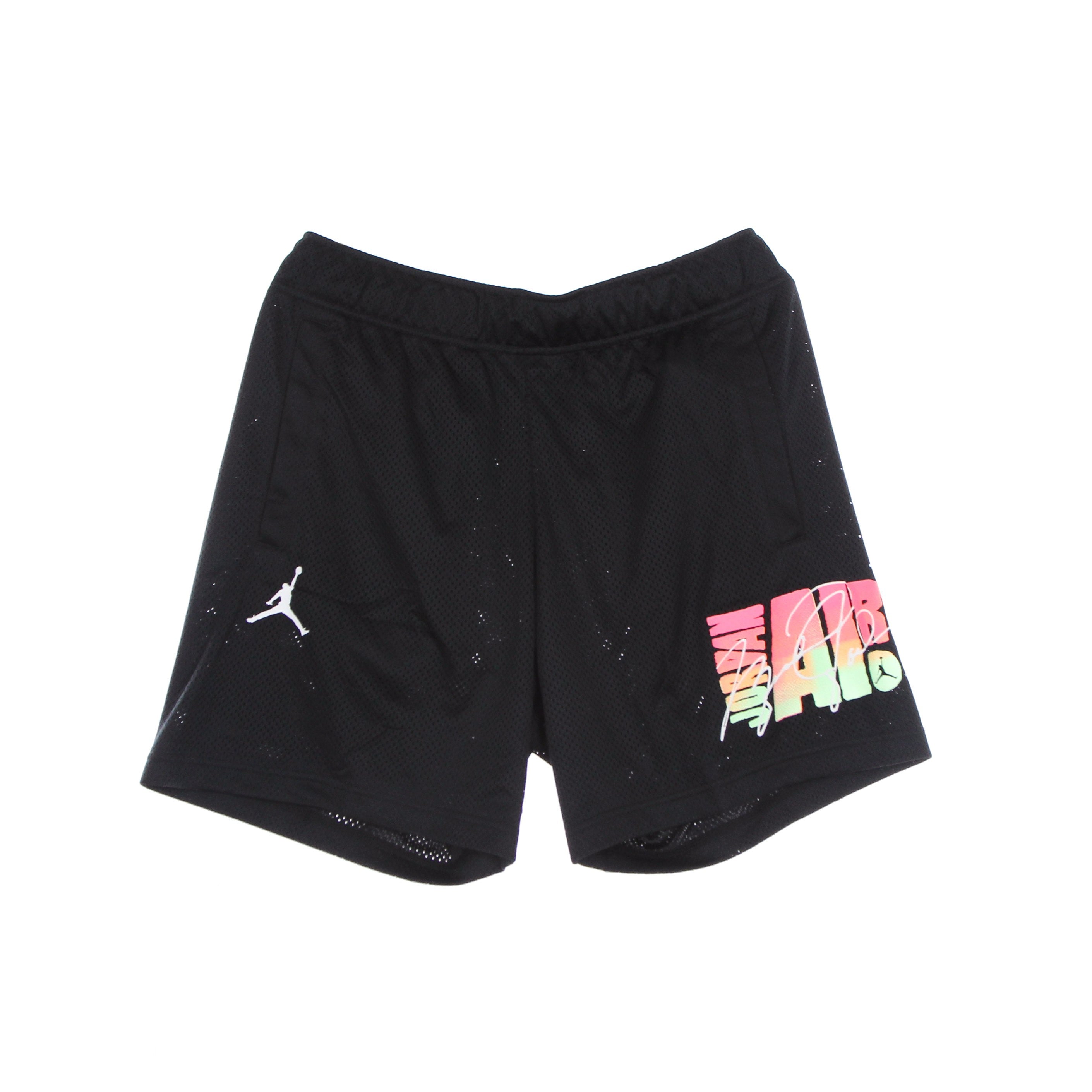 Herren-Basketballshorts MJ Sport Dna Hbr Mesh Short Schwarz