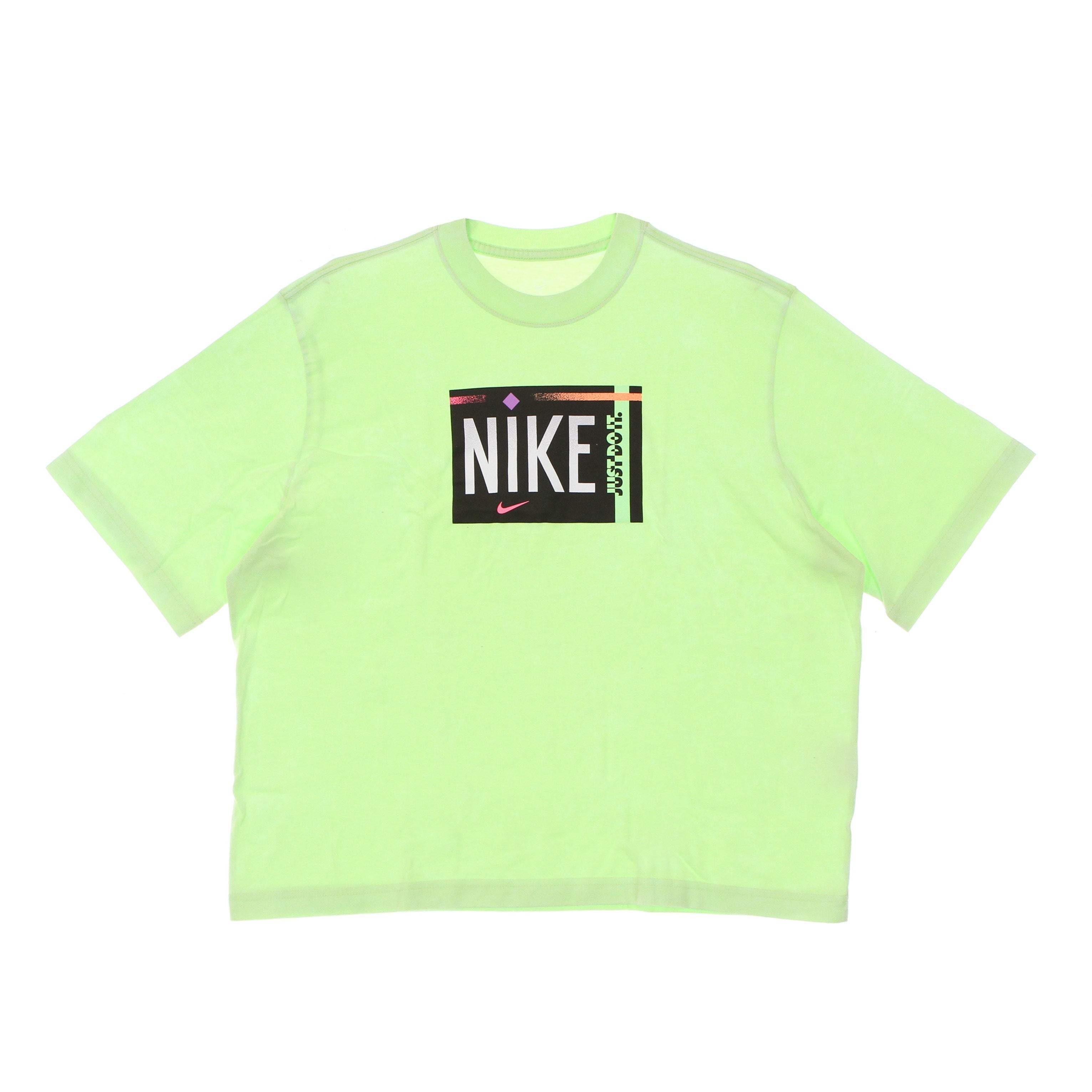 Nike, Maglietta Donna Sportswear Tee Wash, Ghost Green