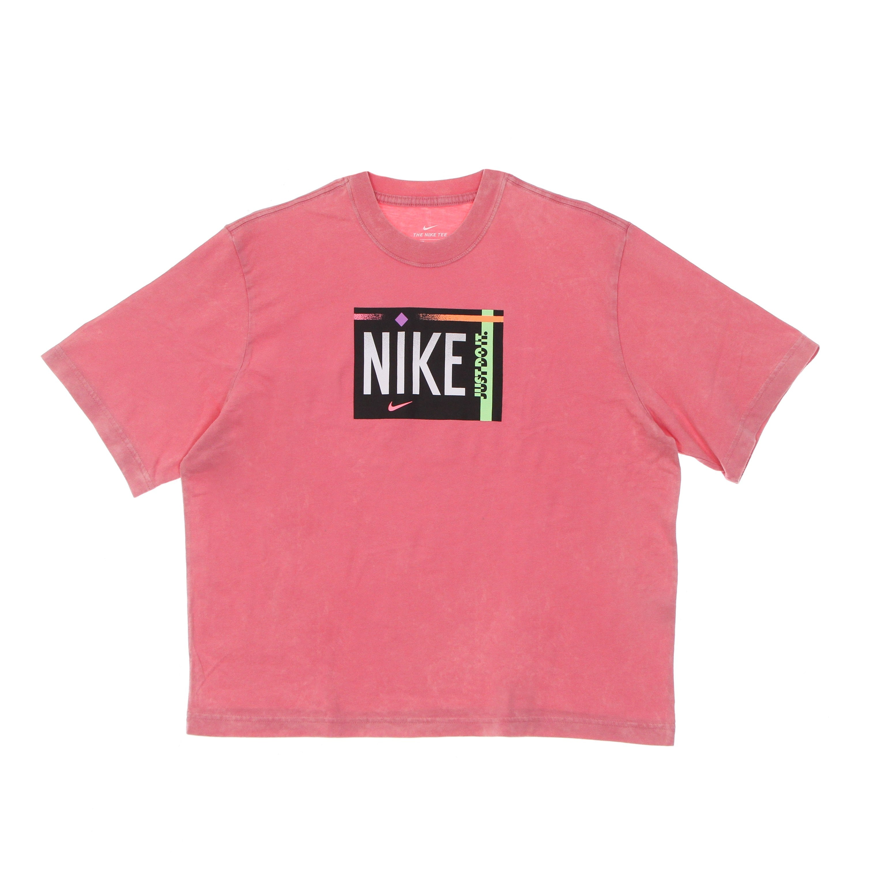 Nike, Maglietta Donna Sportswear Tee Wash, Sunset Pulse