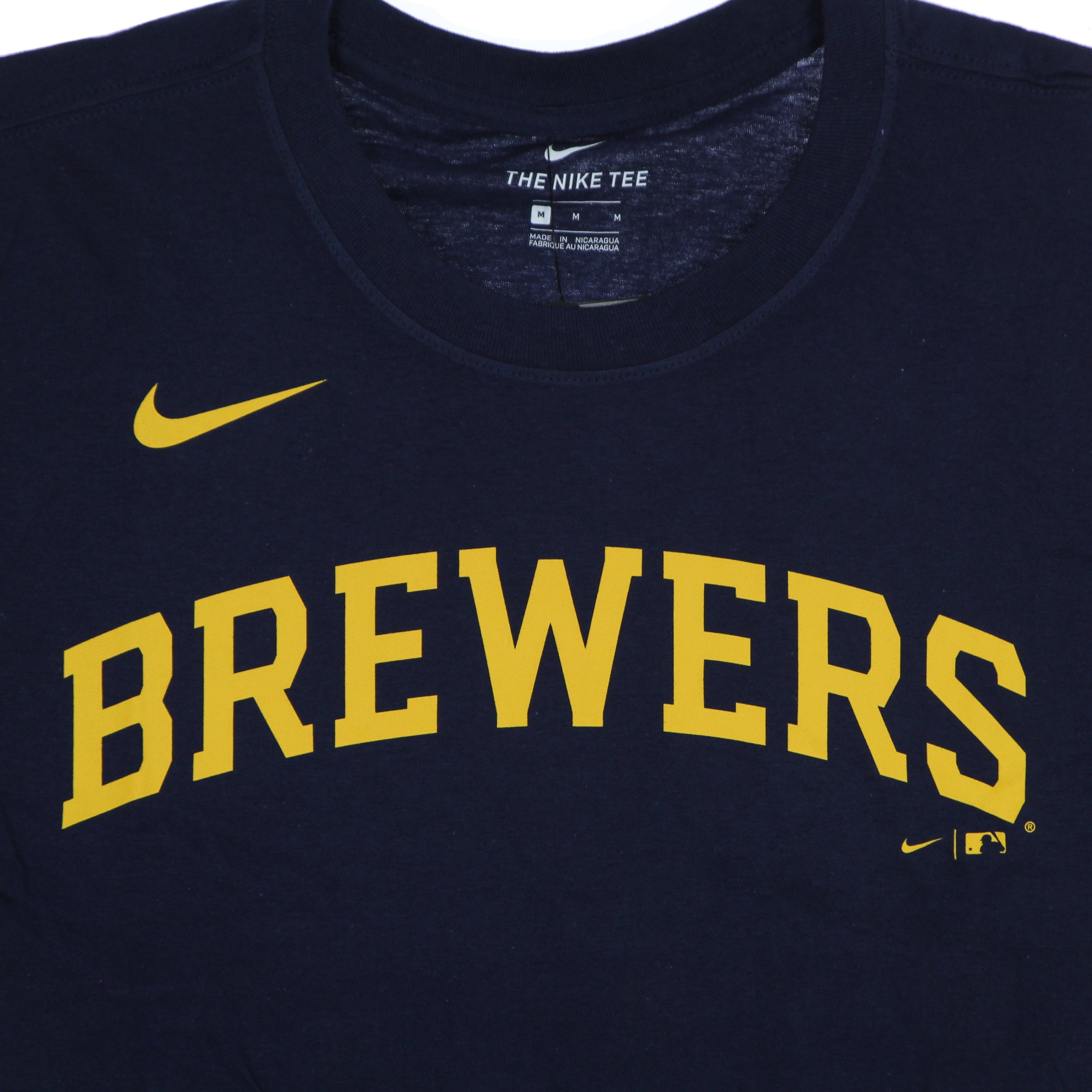 Nike Mlb, Maglietta Uomo Mlb Wordmark Tee Milbre, Midnight Navy