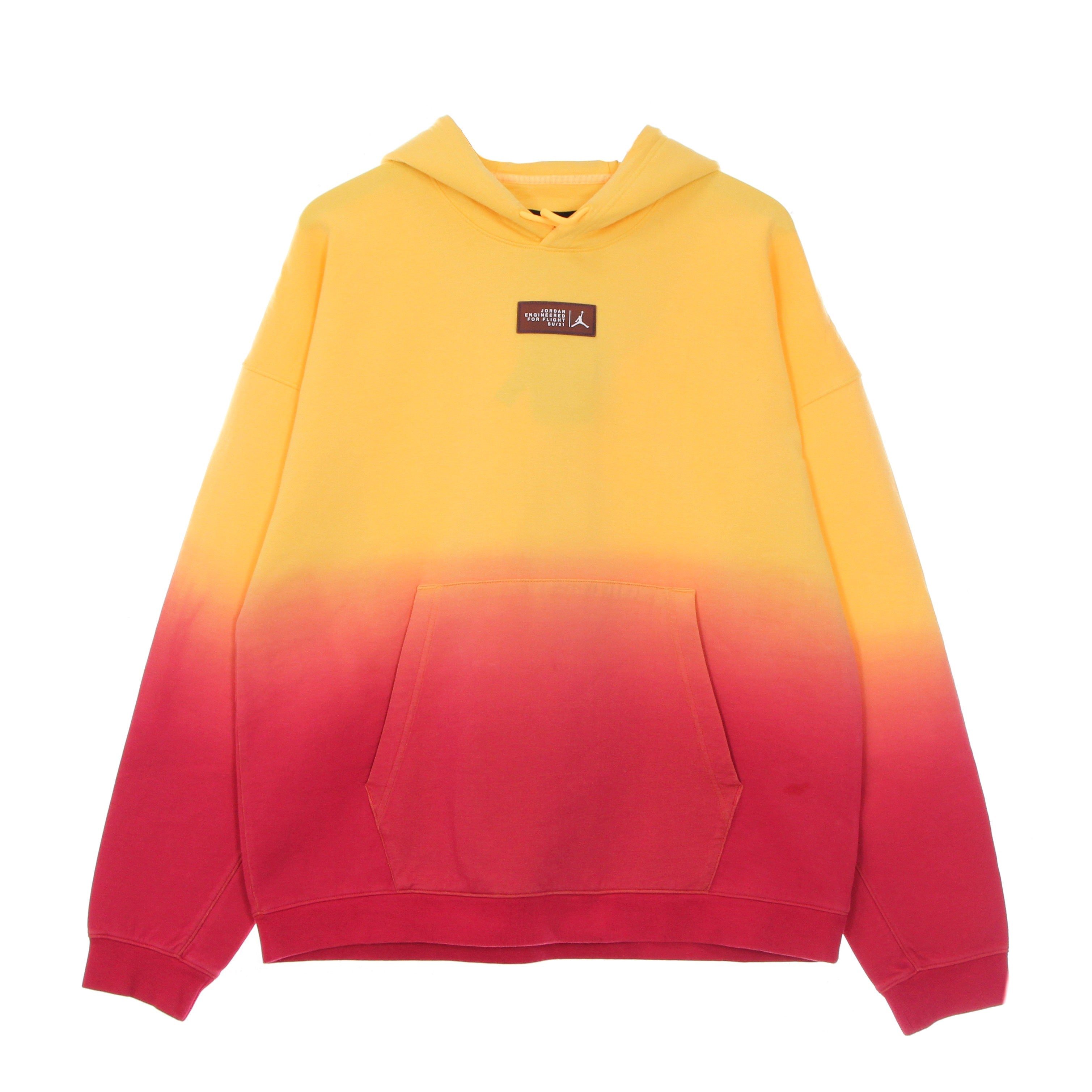 Leichter Herren-Hoodie Jordan 23 Engineered Fleece Top Citron Pulse/Hyper Pink/Laser Orange