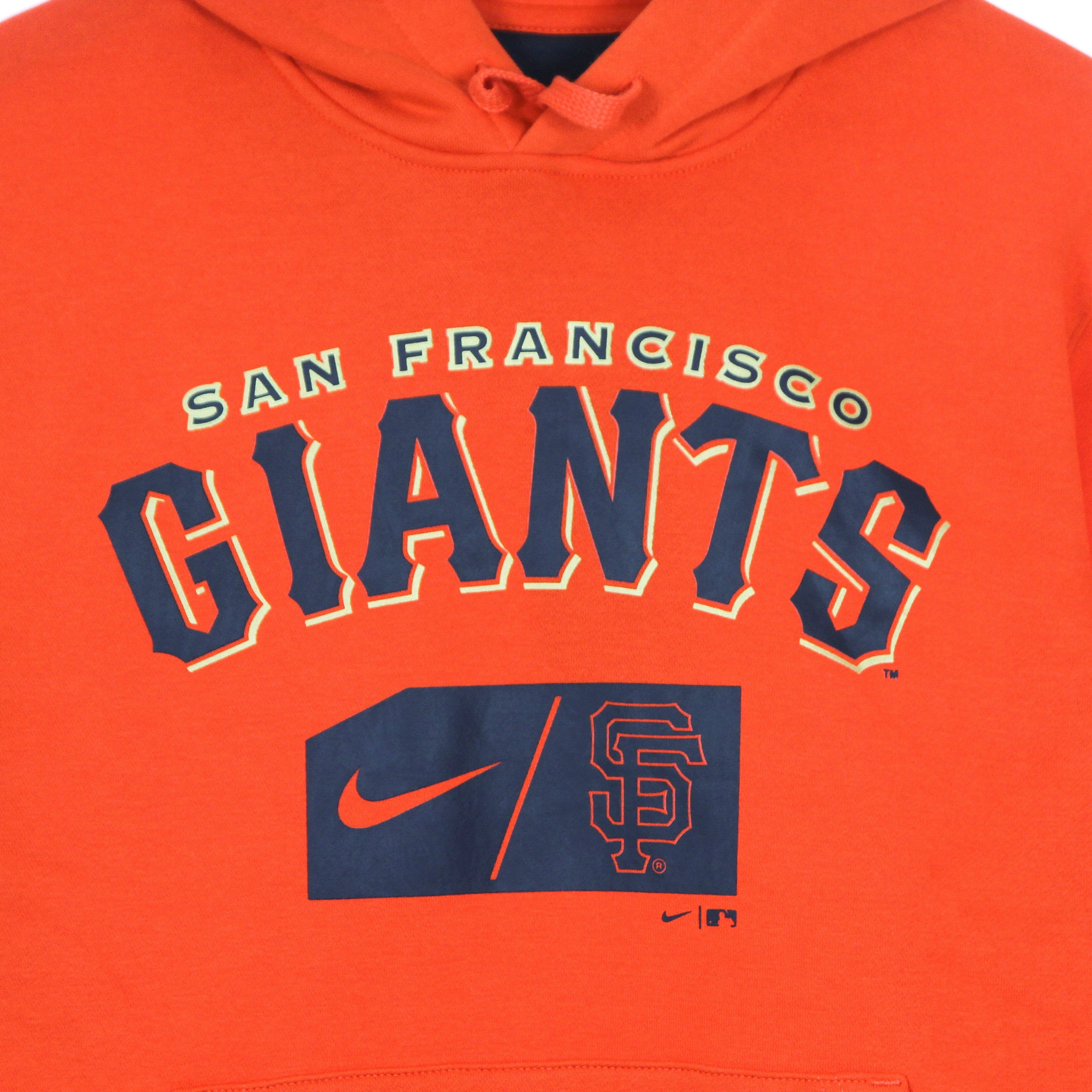 Men's Hoodie Mlb Team Lettering Club Pullover Hoodie Safgia Team Orange