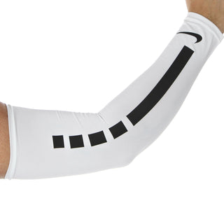 Nike Nba, Manica Da Basket Uomo Pro Elite Sleeves 2.0, White/black