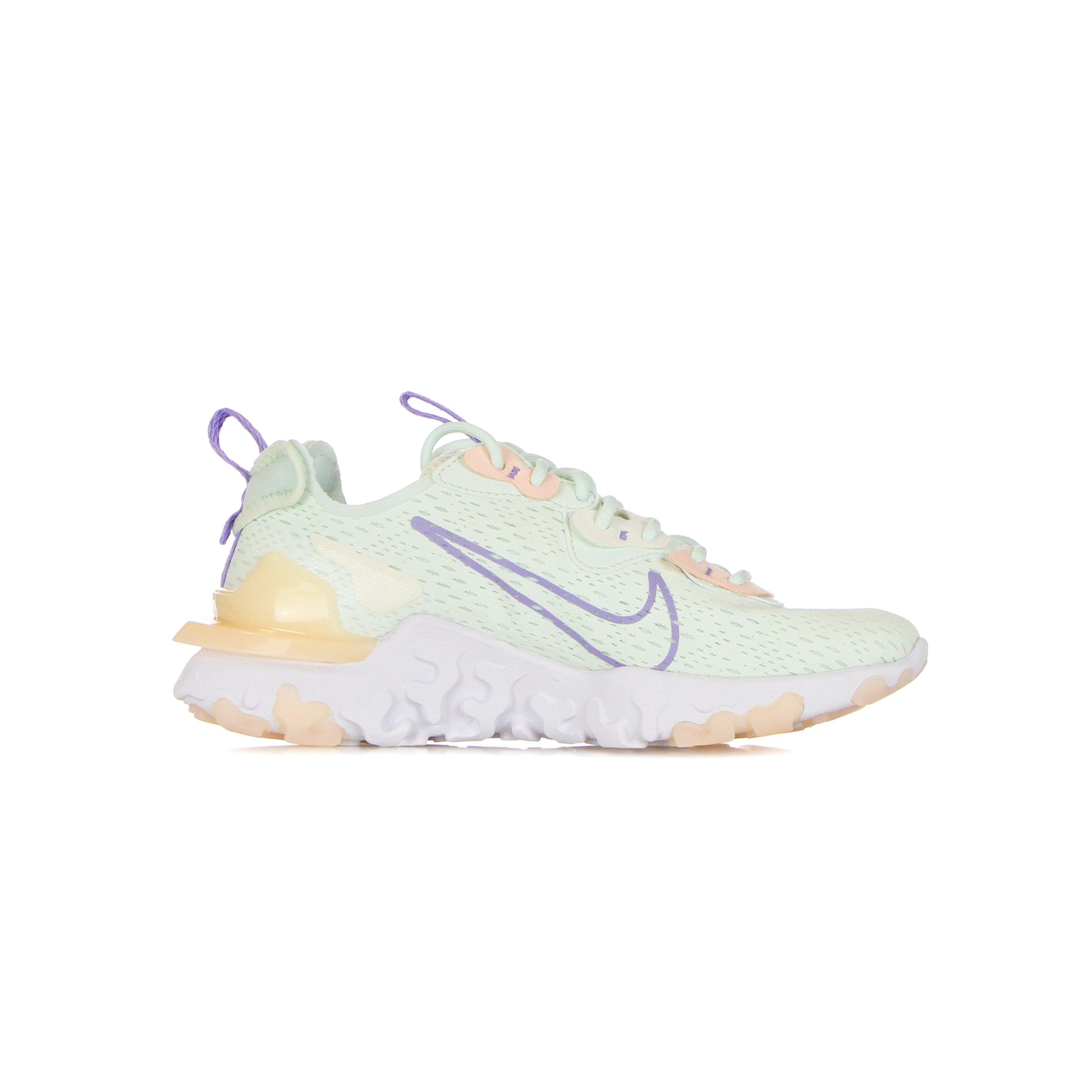 Women's Low Shoe W React Vision Barely Green/purple Pulse/crimson Tint