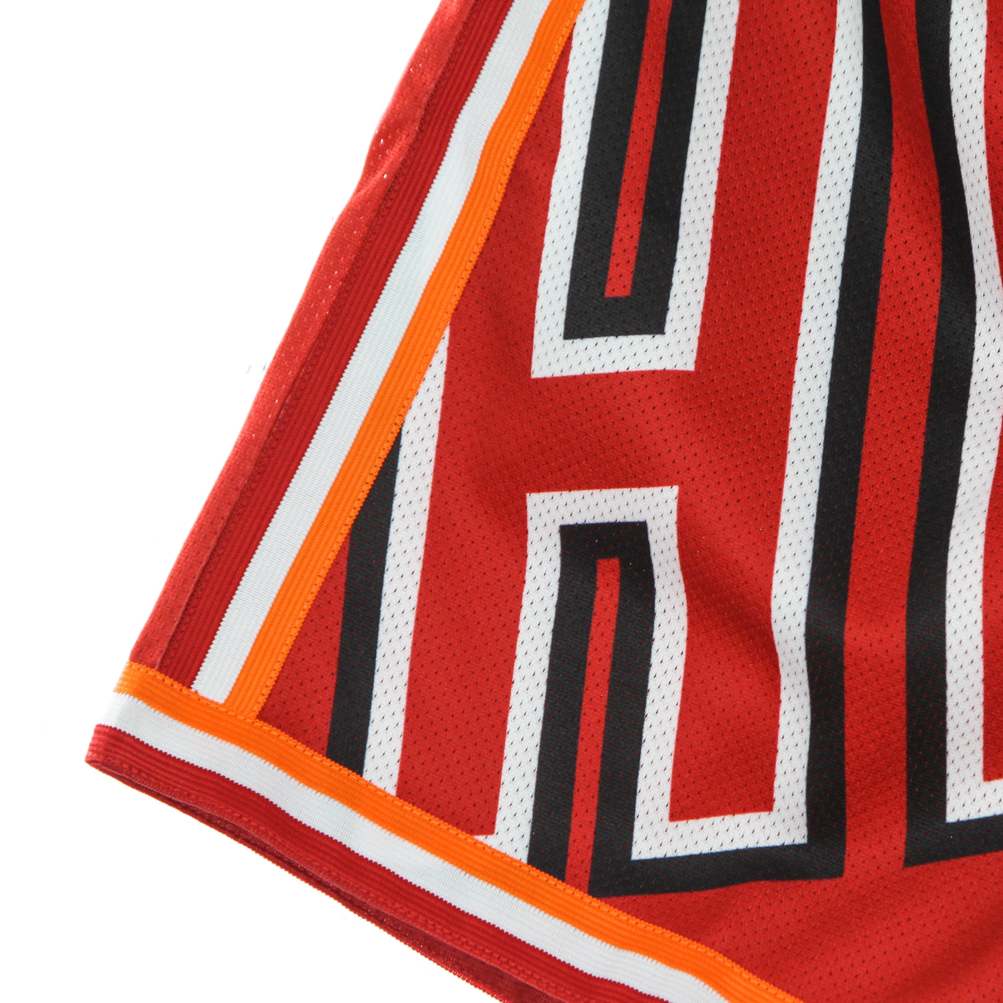 Mitchell & Ness, Pantaloncino Tipo Basket Uomo Nba Big Face Blown Out Fashion Short Hardwood Classics Miahea, 