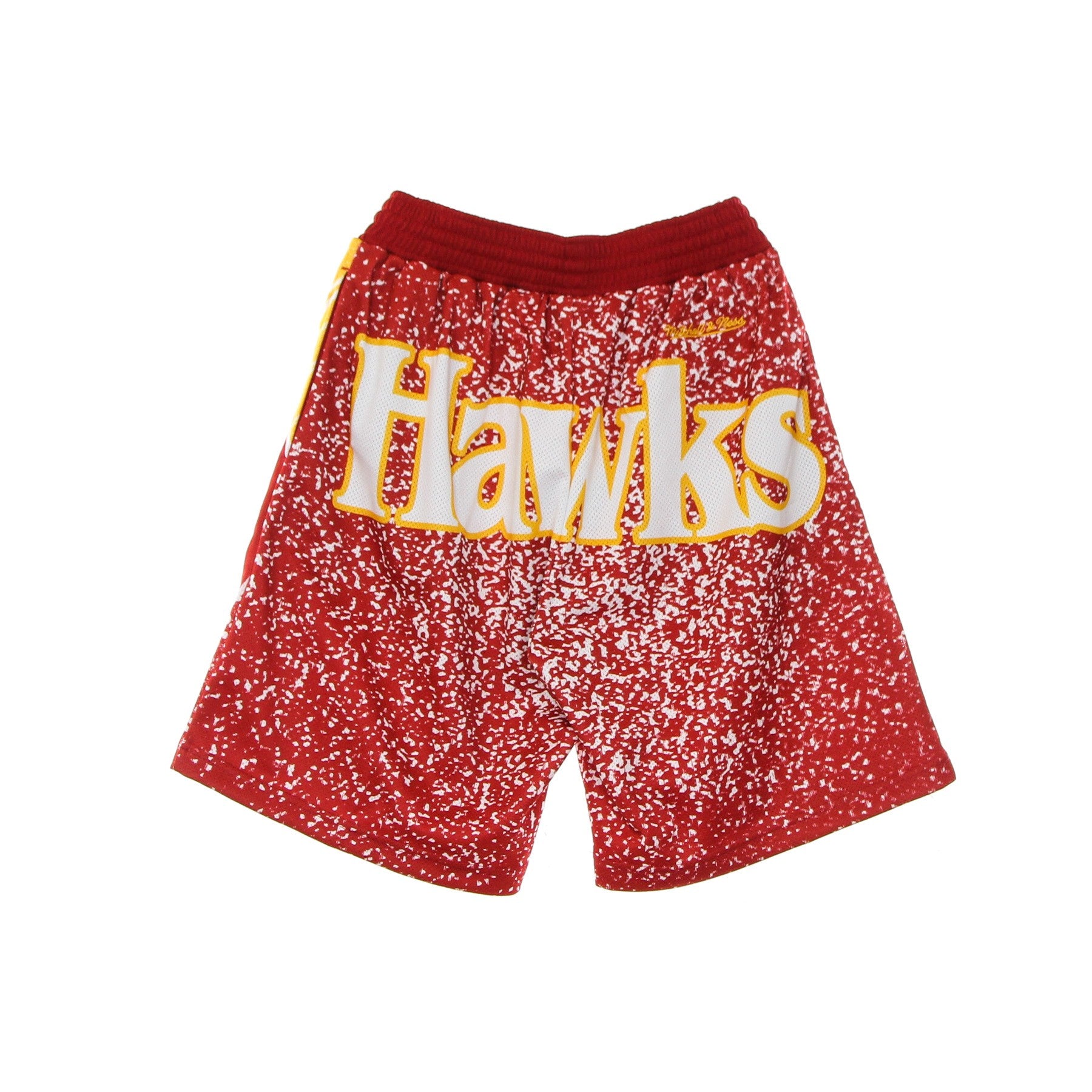 Mitchell & Ness, Pantaloncino Tipo Basket Uomo Nba Jumbotron Sublimated Mesh Shorts Hardwood Classics Atlhaw, 