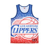 Mitchell & Ness, Canotta Tipo Basket Uomo Nba Jumbotron Sublimated Mesh Tank Hardwood Classics Loscli, Scarlet/original Team Colors