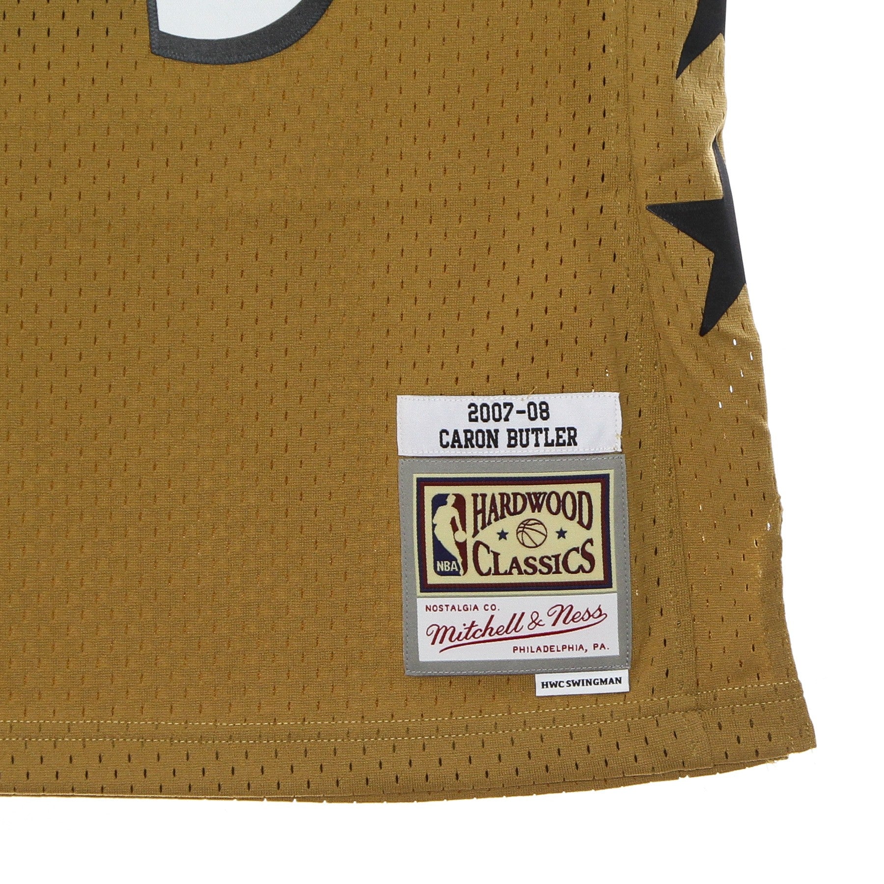 Mitchell & Ness, Canotta Basket Uomo Nba Swingman Jersey Hardwood Classics No 3 Caron Butler 2007-08 Waswiz, 