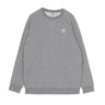 Adidas, Felpa Leggera Girocollo Uomo Loungewear Trefoil Essentials Crewneck, Medium Grey Heather