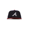 New Era, Cappellino Visiera Piatta Uomo Mlb Authentic On Field Hm Perf 5950 Atlbra, Original Team Colors