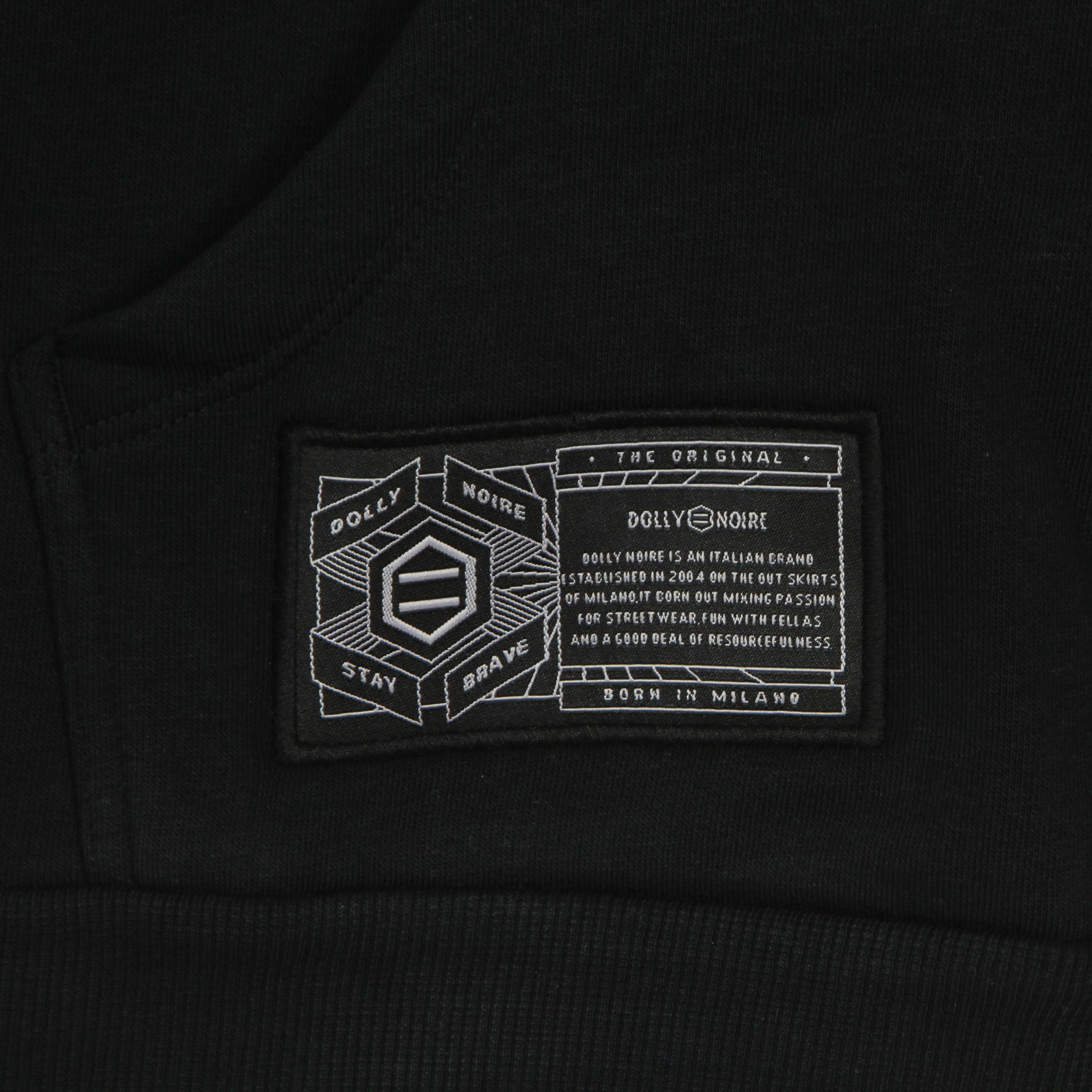 Sudadera con capucha muoolrician logo sudadera con capucha negra