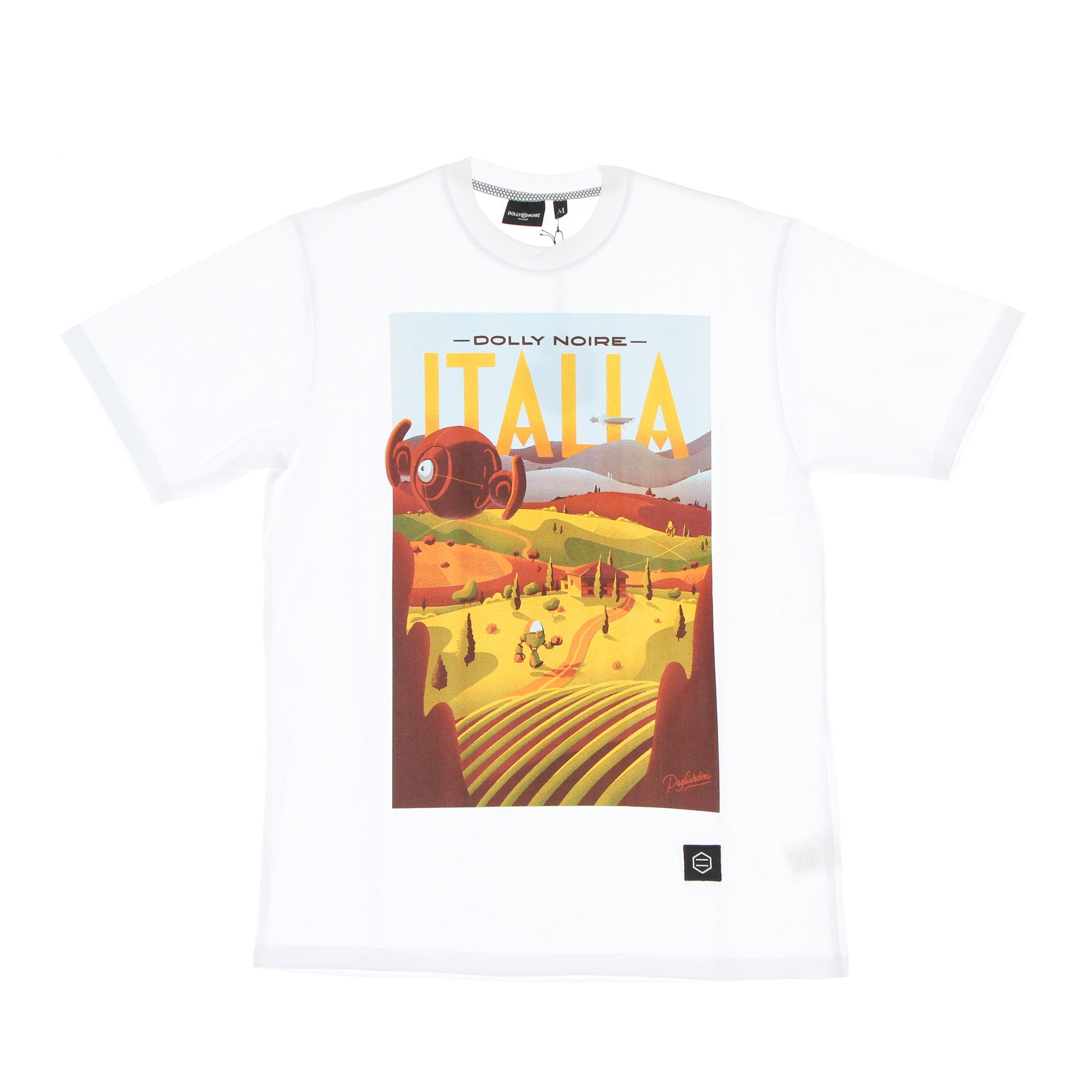 Dolly Noire, Maglietta Uomo Italia Toscana Tee, White