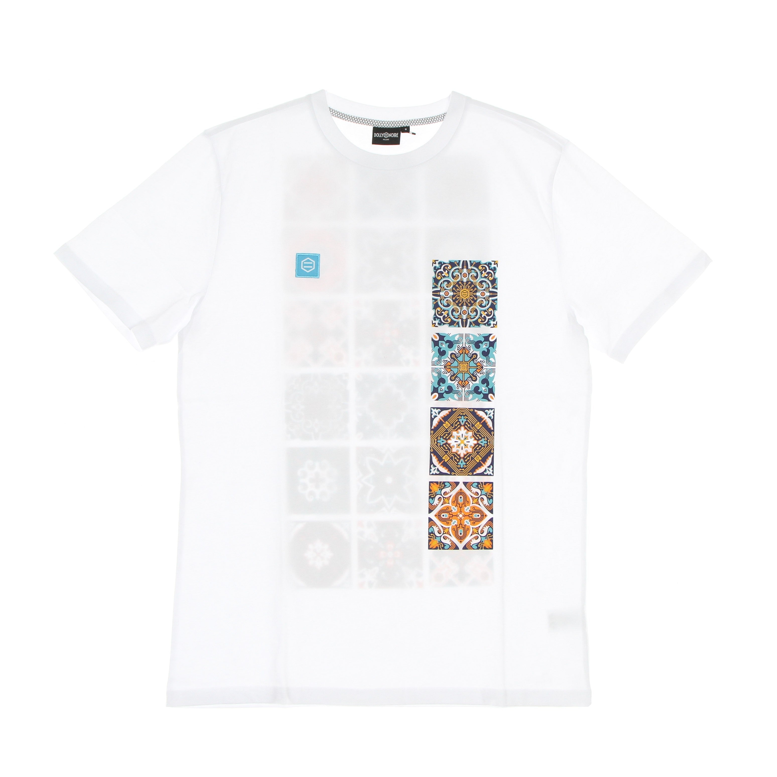 TEE White White Circuited Menoletta Menoletta T -Shirt