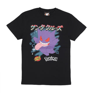 Santa Cruz, Maglietta Uomo Ghost Type 3 Tee X Pokemon, Black