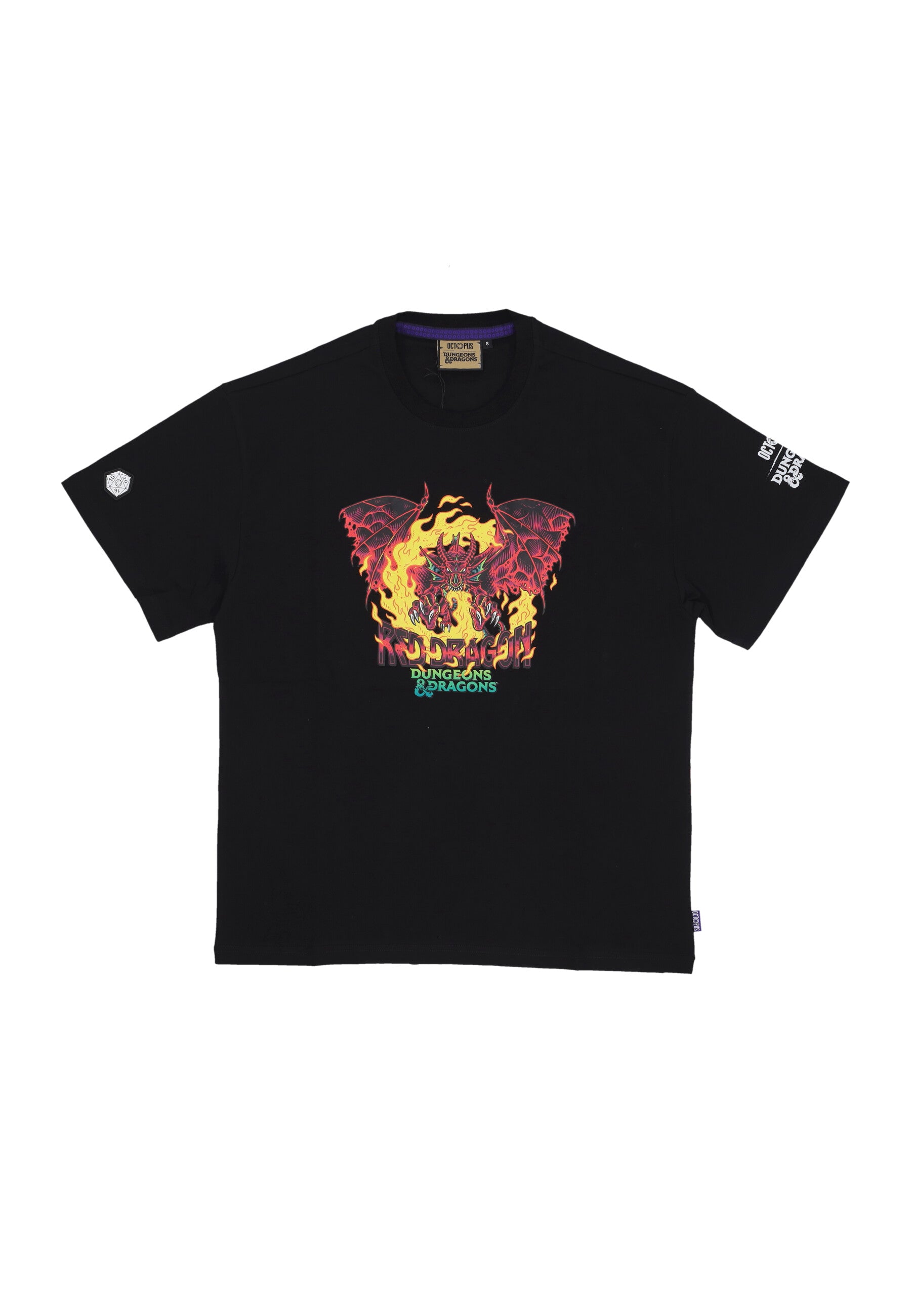 Maglietta Uomo Red Dragon Tee X Dungeons& Dragons Black