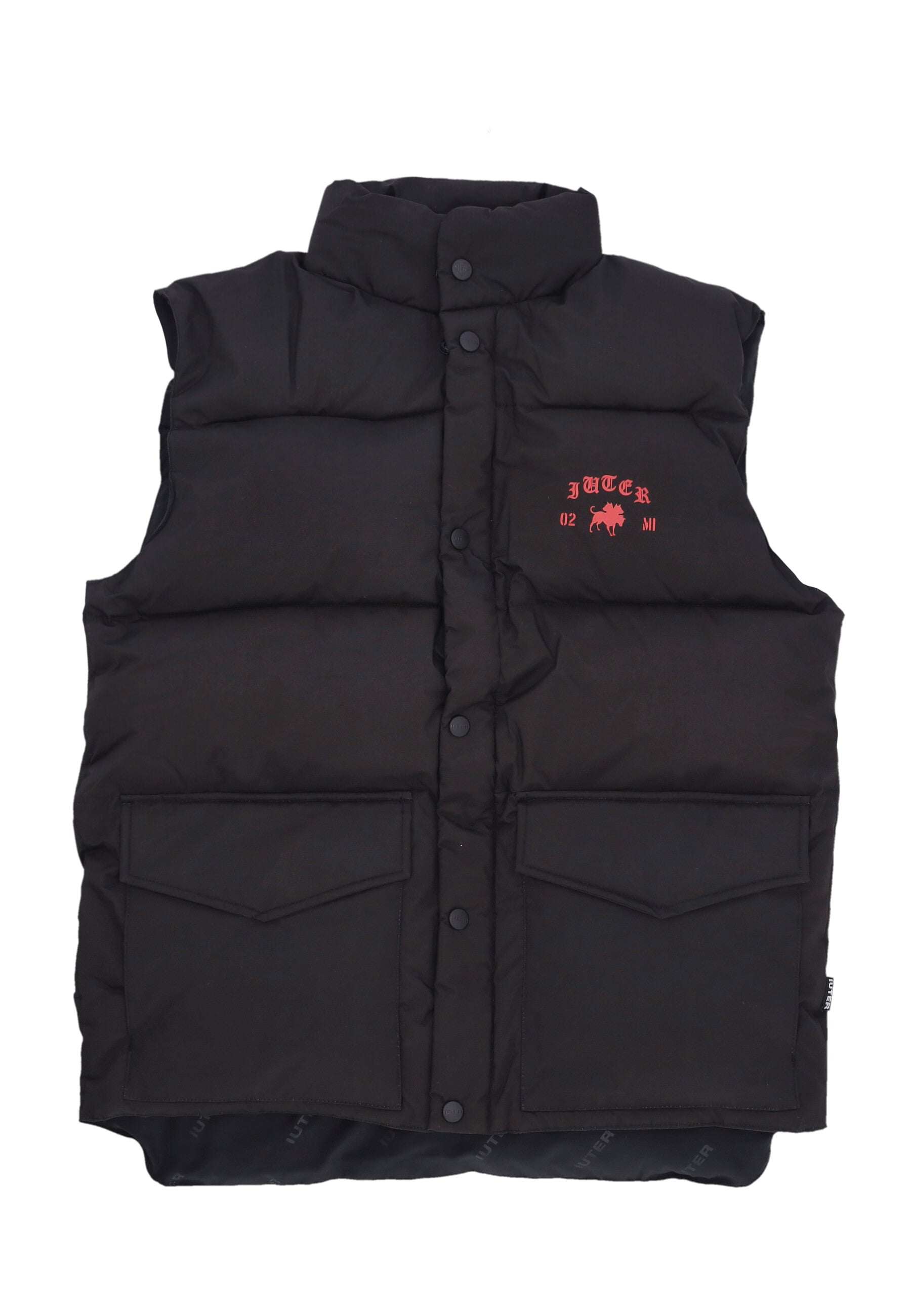 Piumino Smanicato Uomo Dogo Breed Puff Vest X Club Dogo Black