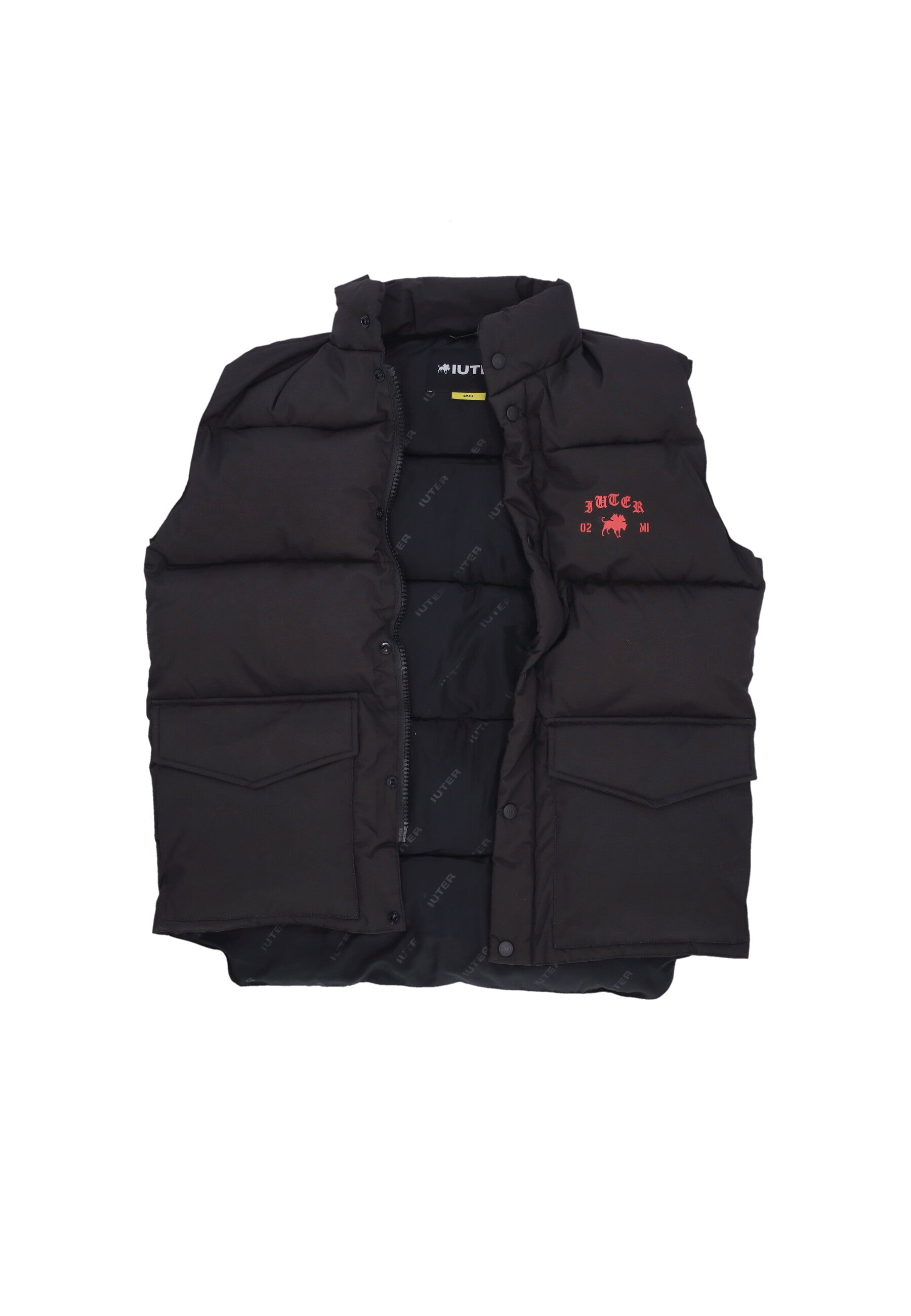 Piumino Smanicato Uomo Dogo Breed Puff Vest X Club Dogo Black