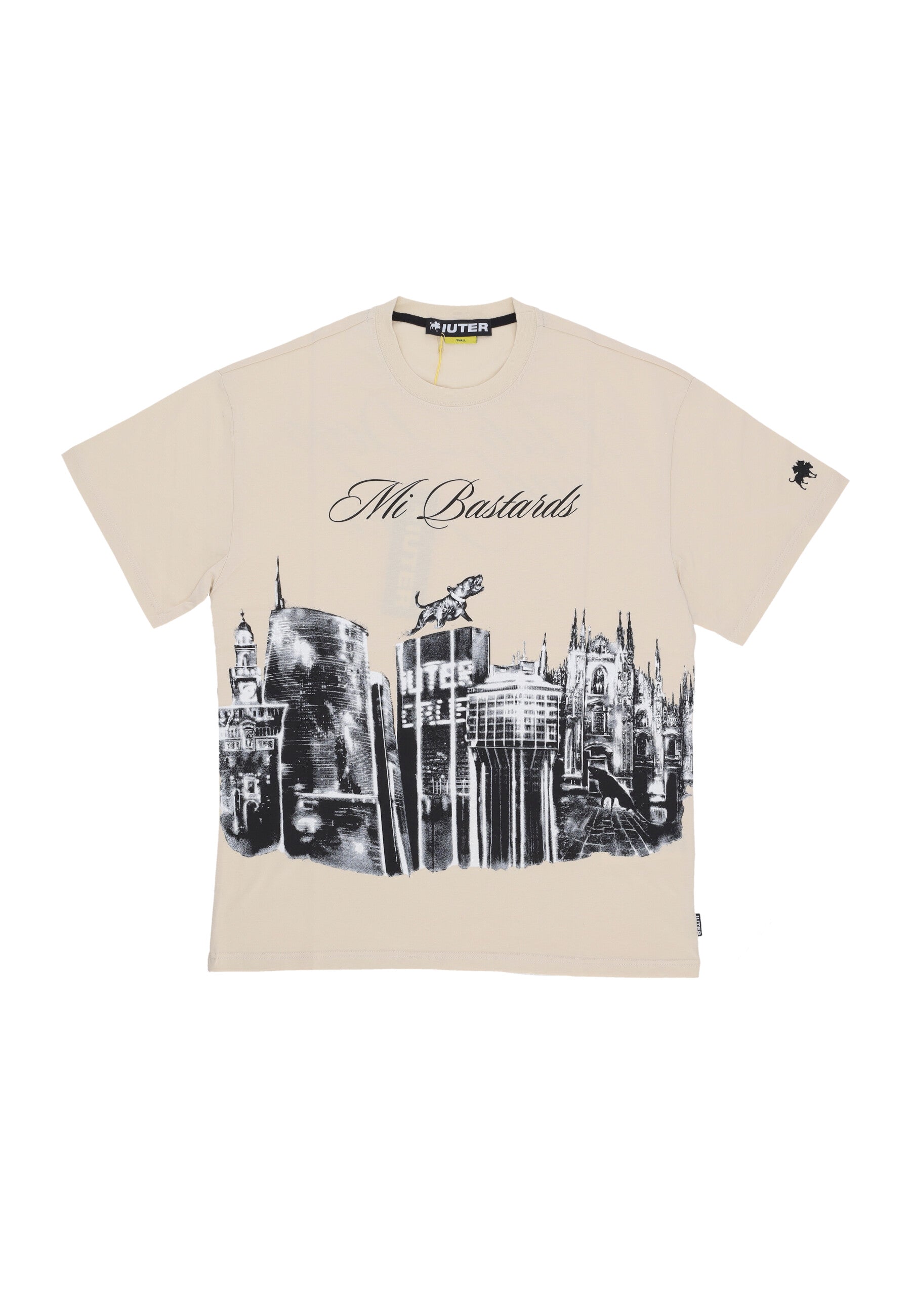 Maglietta Uomo Skyline Tee X Club Dogo Dusty White