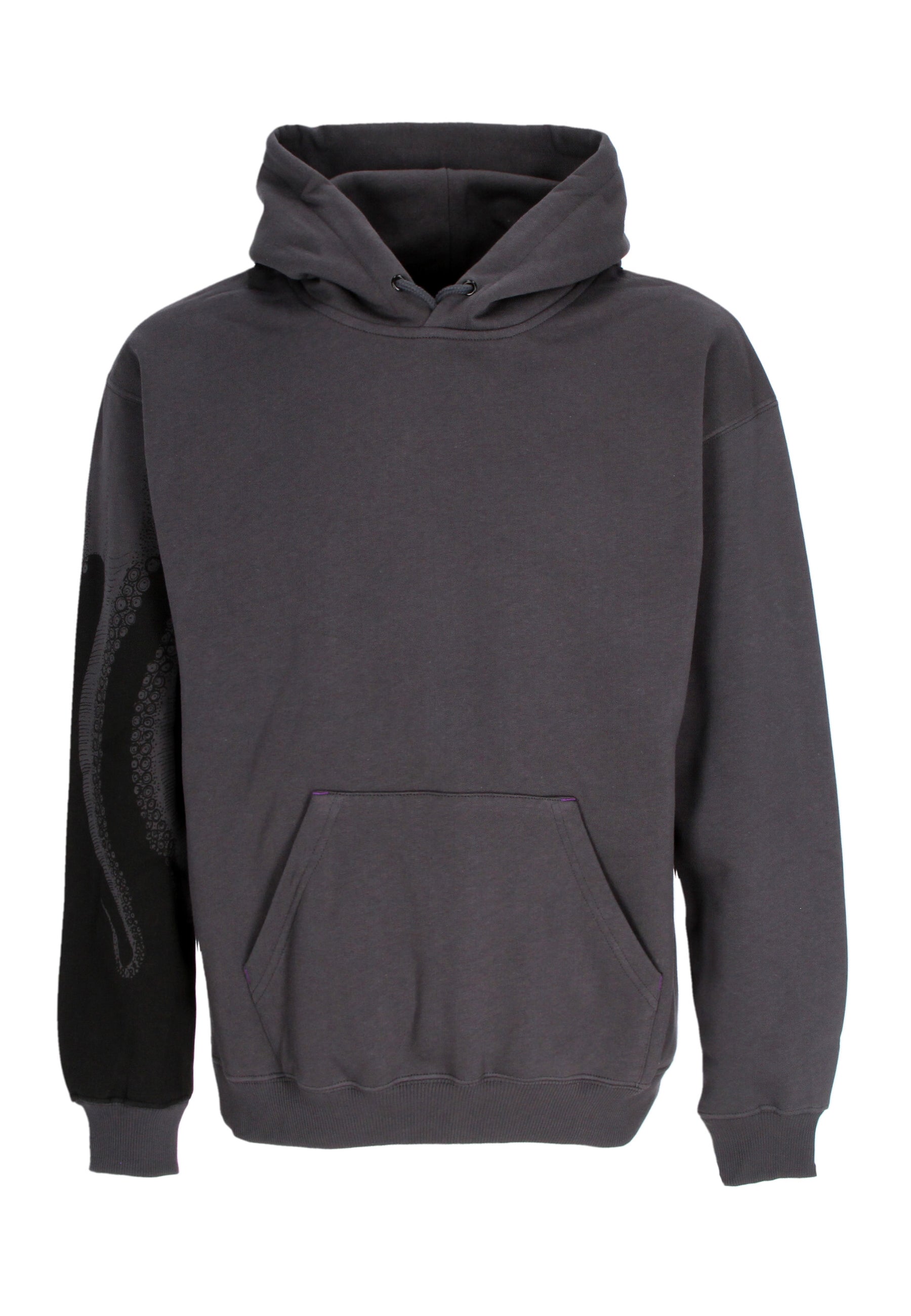 Felpa Cappuccio Uomo Side Hoodie Asphalt