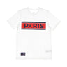 Jordan, Maglietta Uomo Paris Saint Germain Wordmark Tee, White