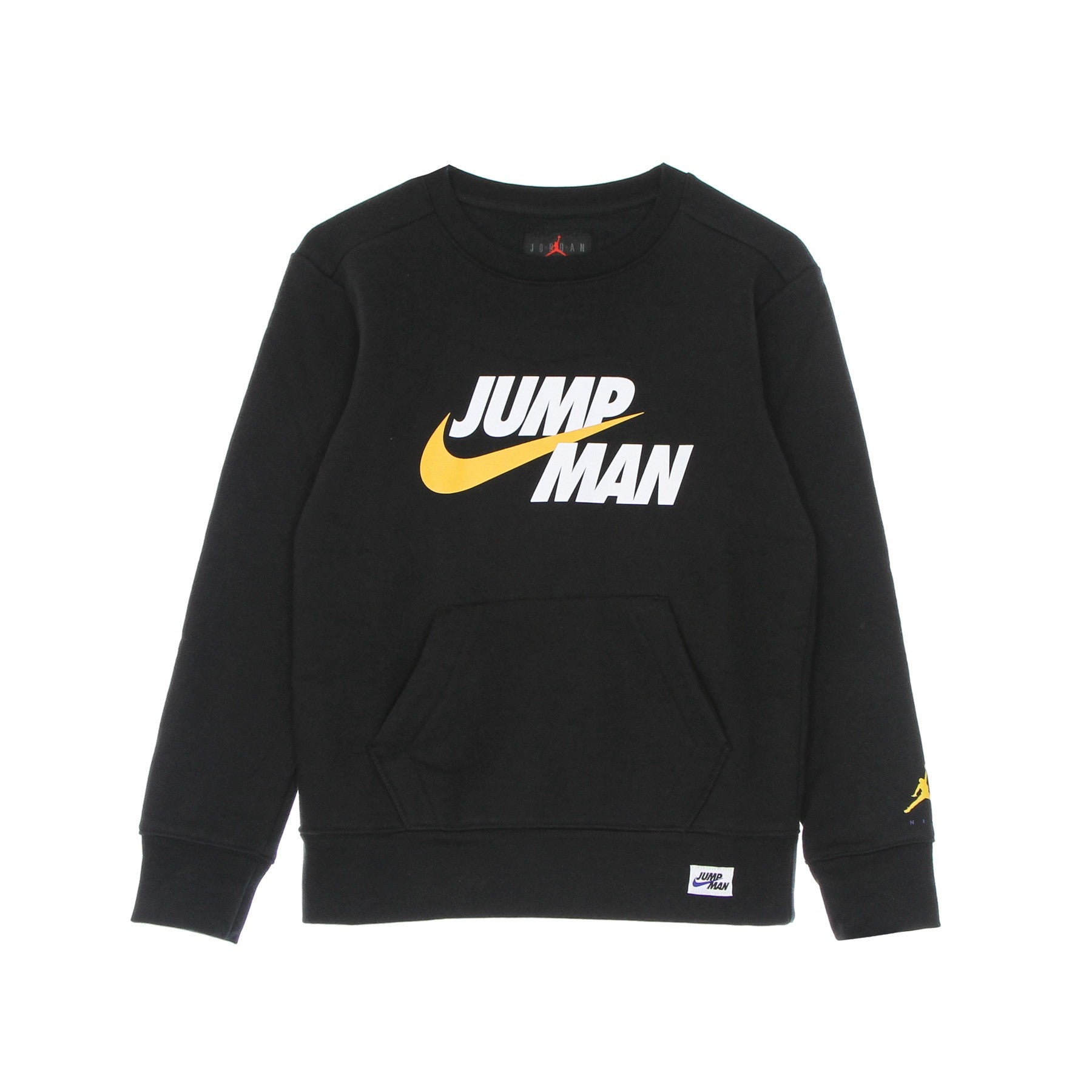 Jordan, Felpa Girocollo Ragazzo Jumpman By Nike Crewneck, Black