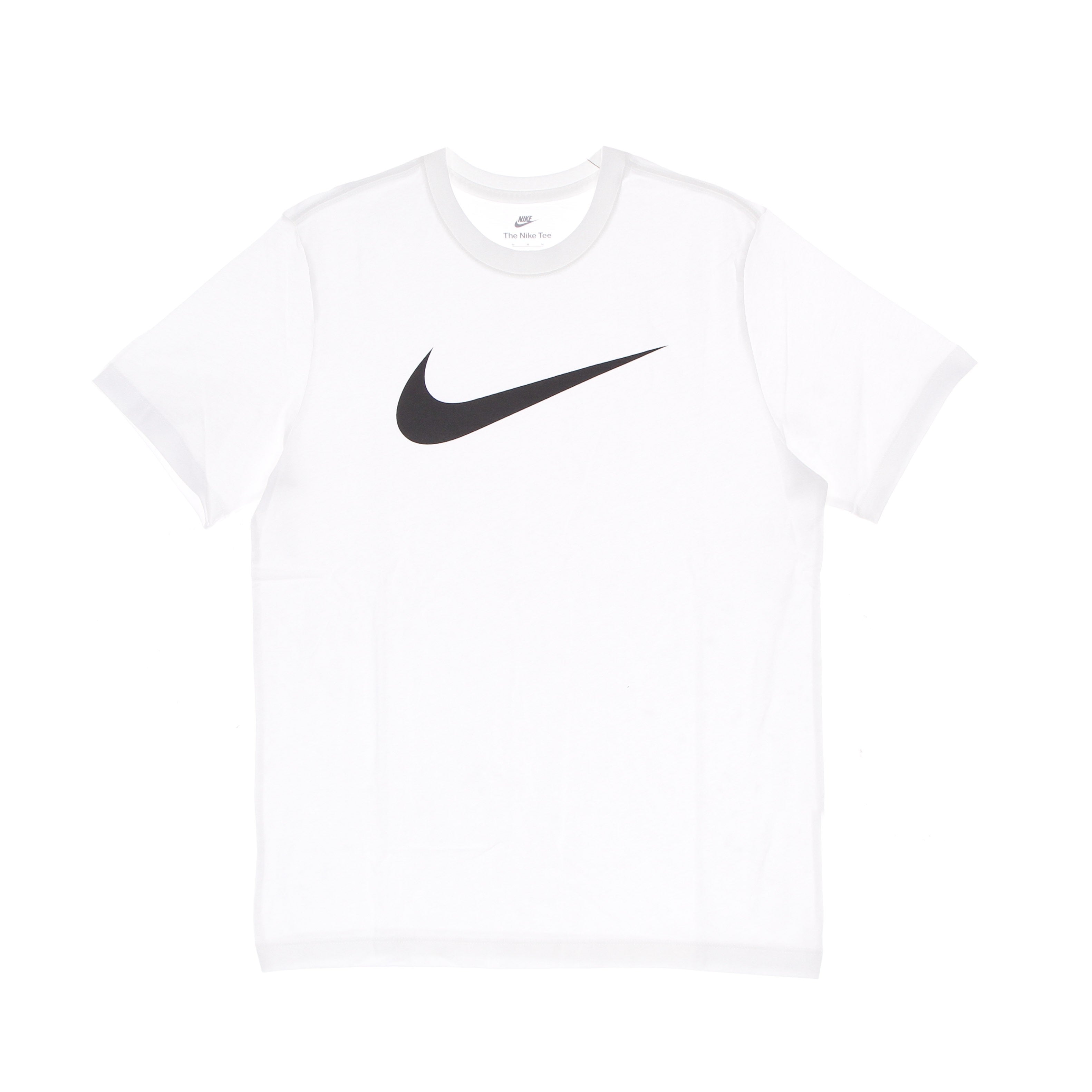 Nike, Maglietta Uomo Icon Swoosh Tee, White/black