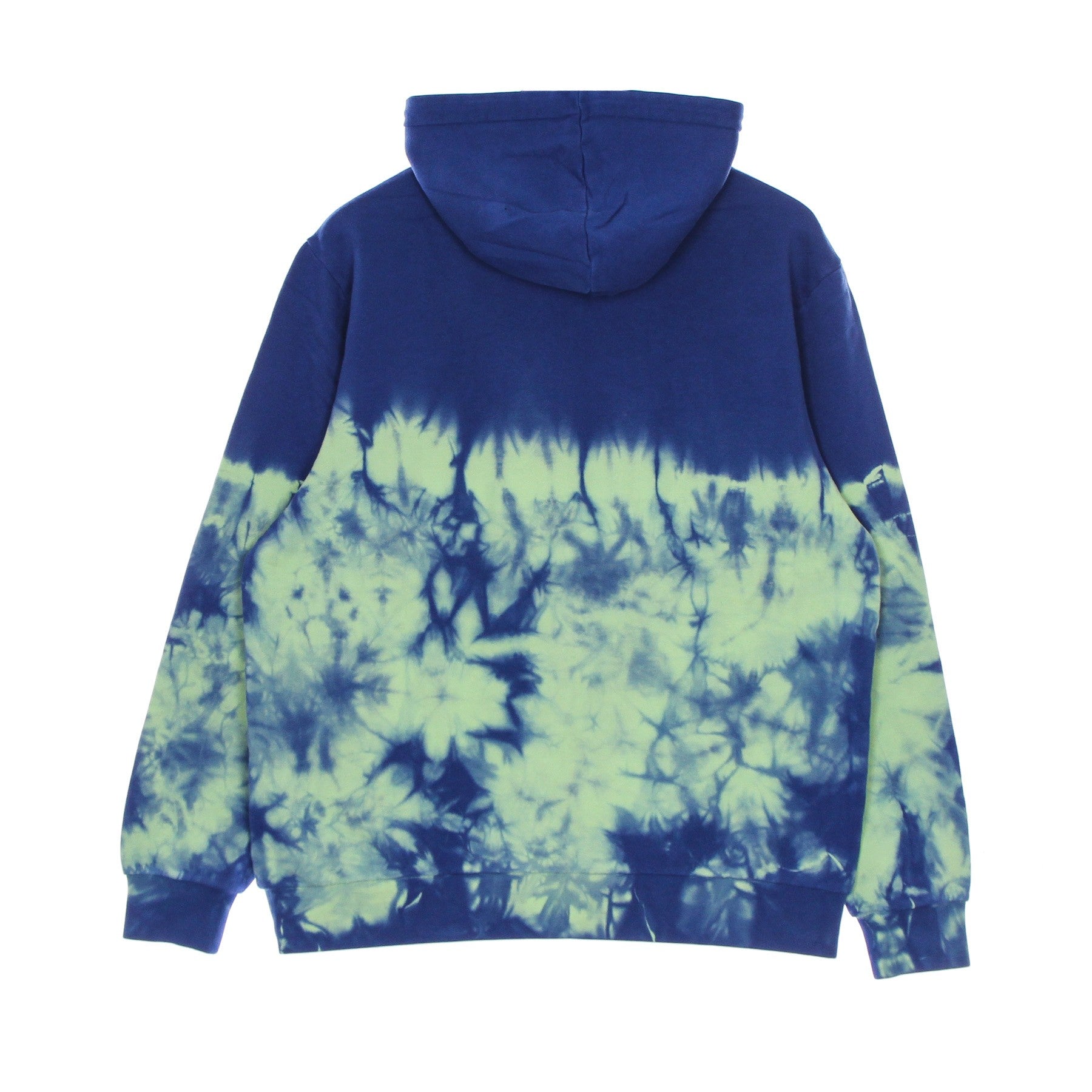 Herren-Kapuzenpullover mit Prisma-Stickerei, Marineblau/Grün